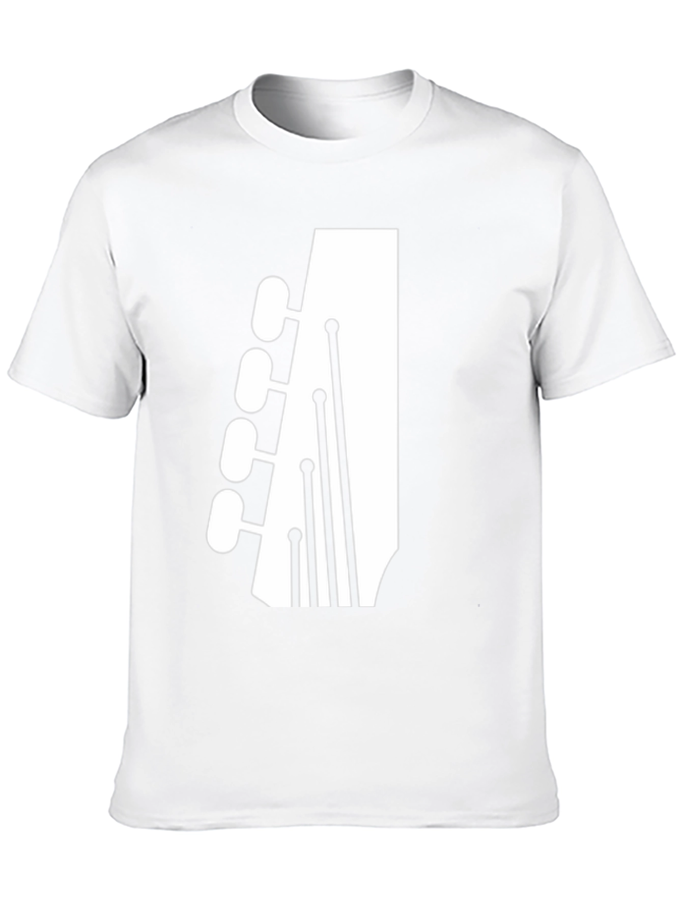 Guitar Headstock Graphic T-Shirt - Music Lover Tee