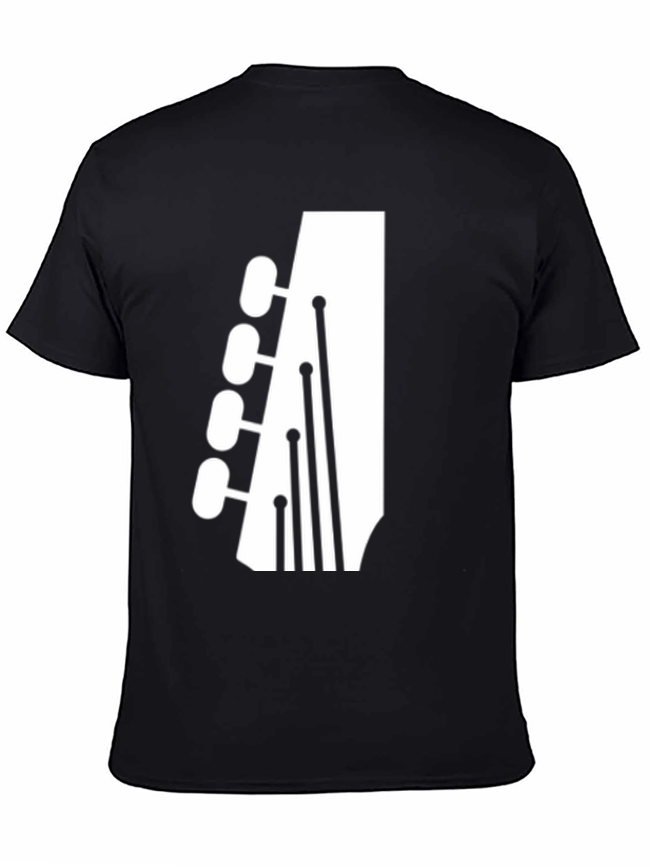 Guitar Headstock Graphic T-Shirt - Music Lover Tee