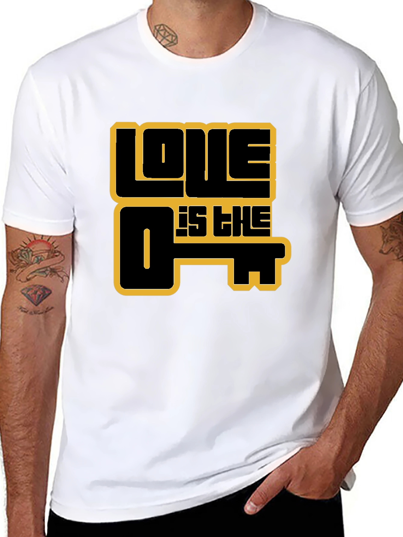 Love is the Key Graphic T-Shirt
