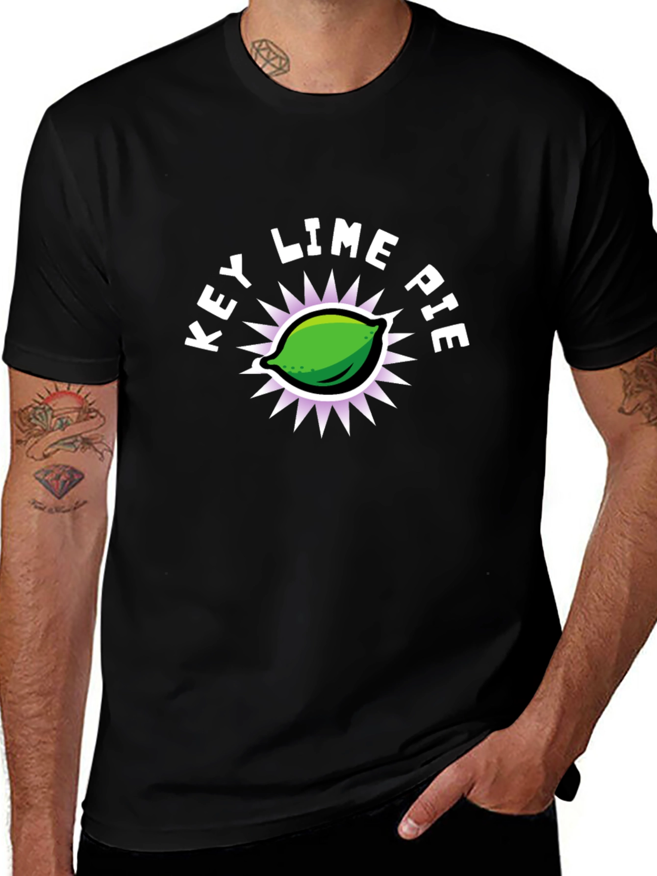 Key Lime Pie Graphic Tee - Funny Food T-Shirt