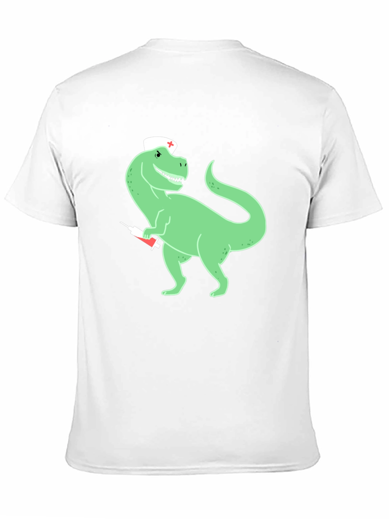 Dinosaur Nurse T-Shirt - Quirky Graphic Tee