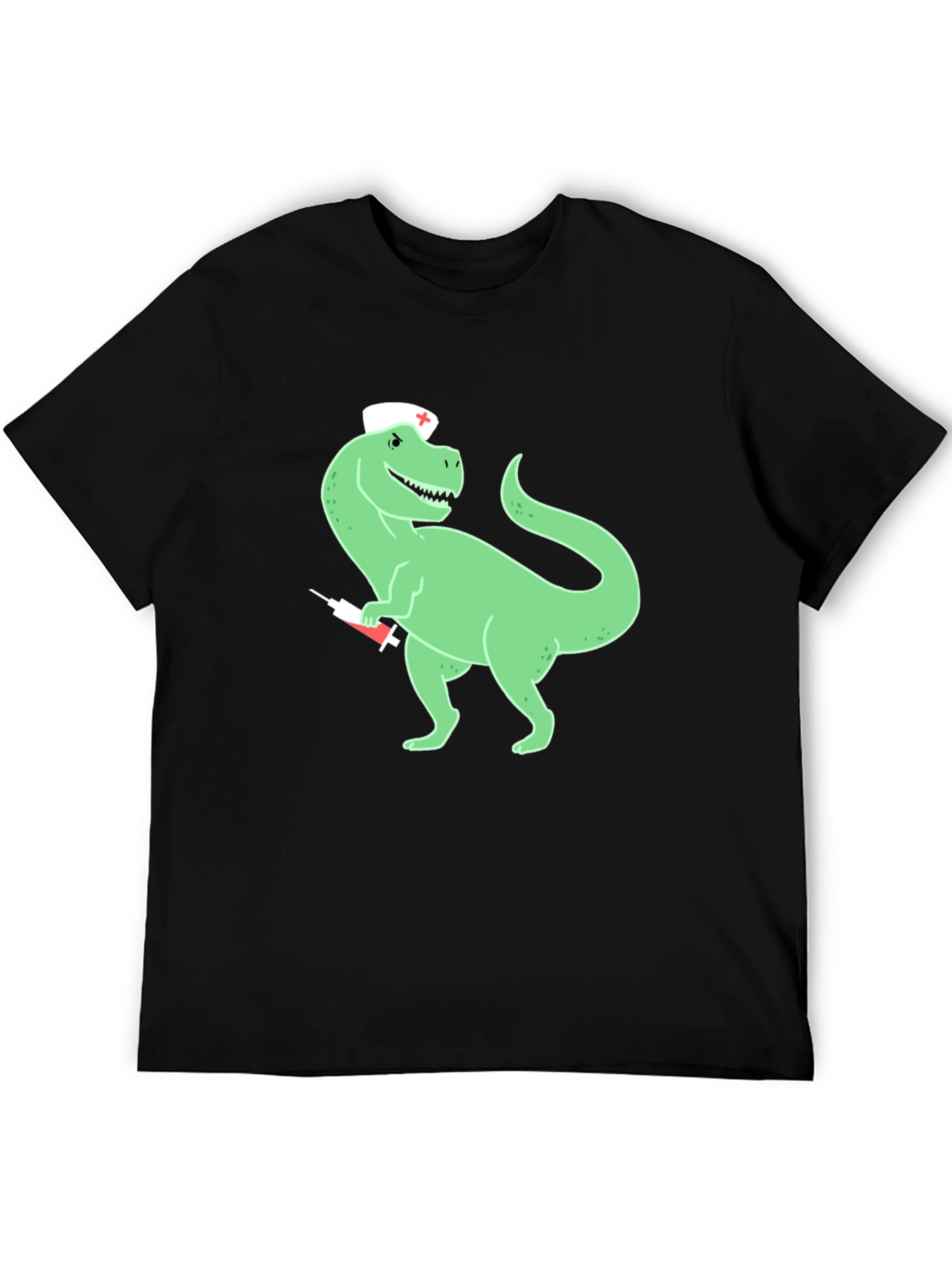 Dinosaur Nurse T-Shirt - Quirky Graphic Tee
