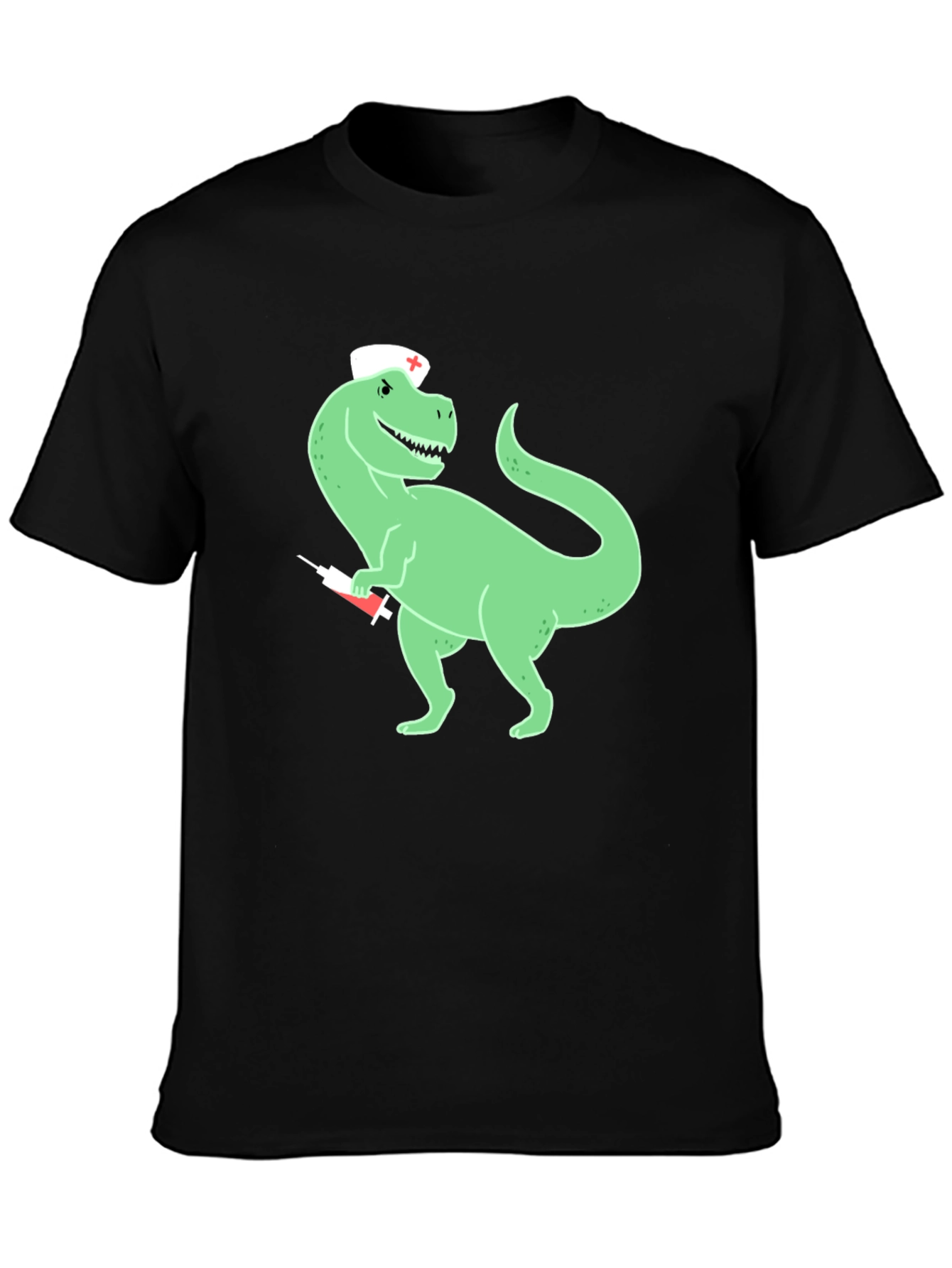 Dinosaur Nurse T-Shirt - Quirky Graphic Tee