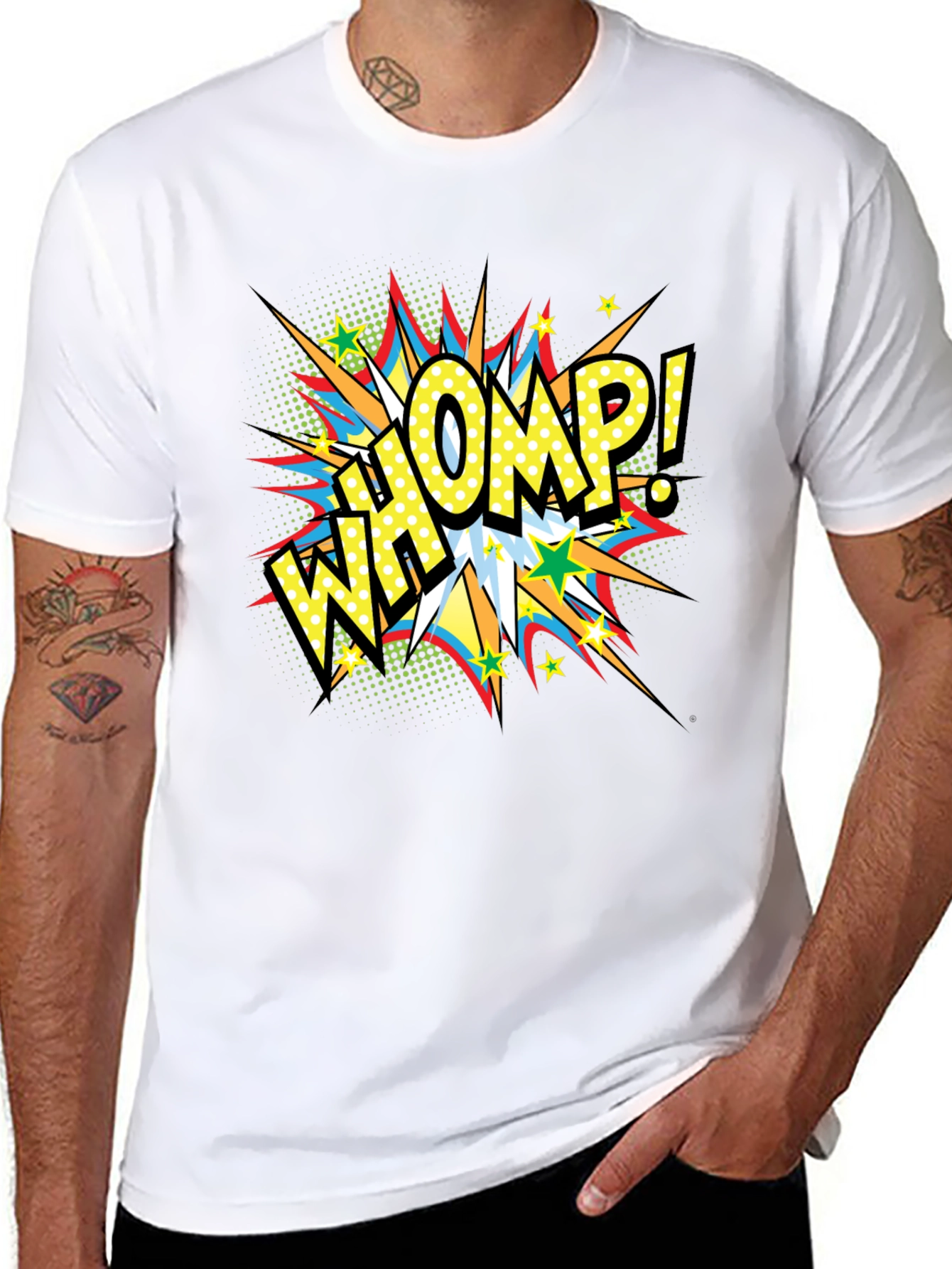 Whomp! Comic Book Style Graphic T-Shirt