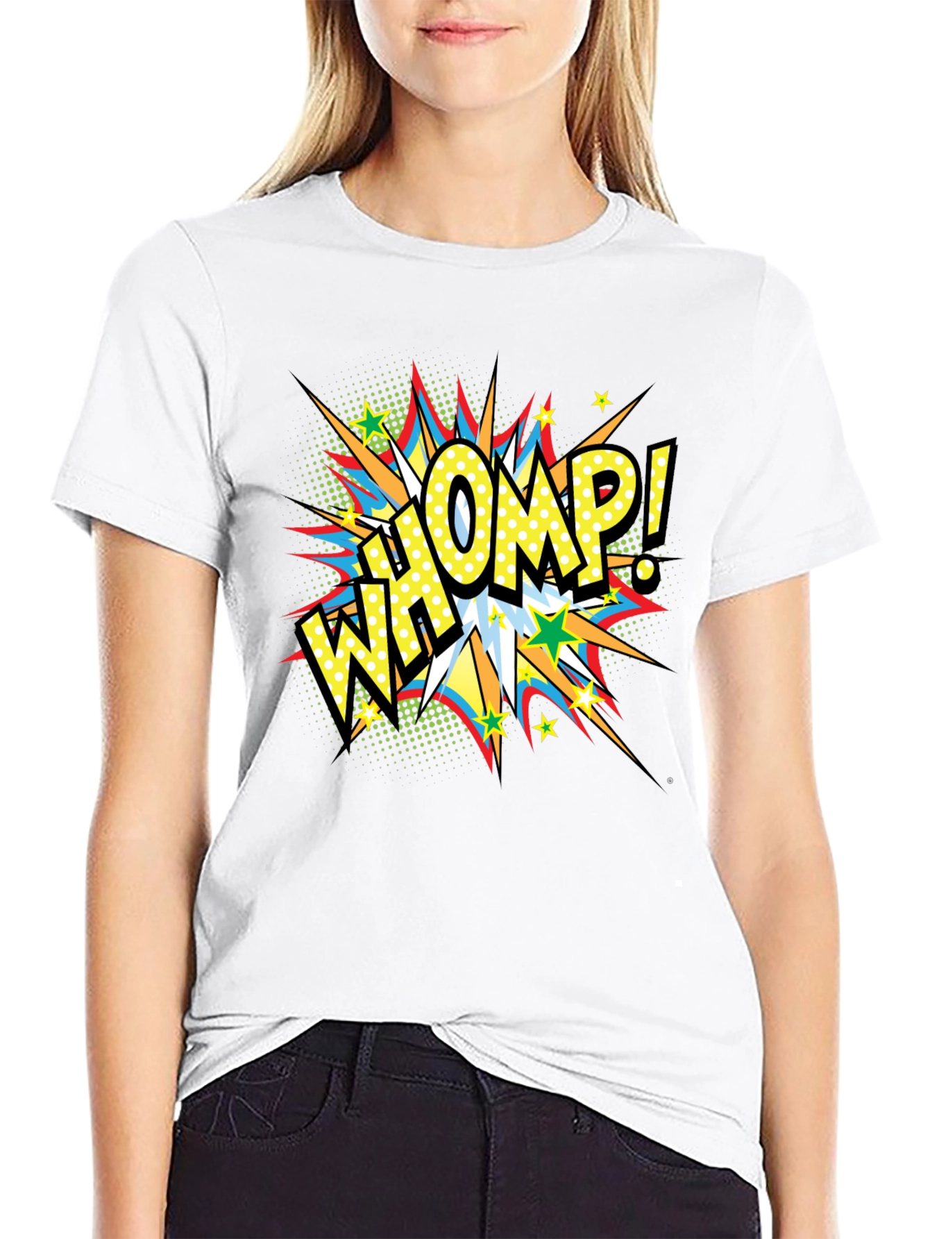 Whomp! Comic Book Style Graphic T-Shirt