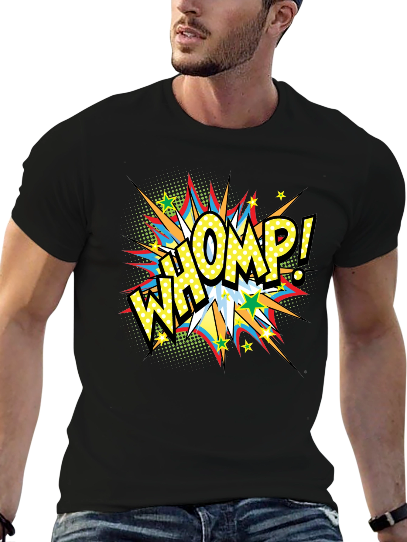 Whomp! Comic Book Style Graphic T-Shirt