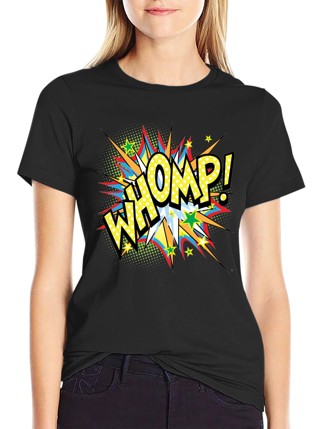 Whomp! Comic Book Style Graphic T-Shirt