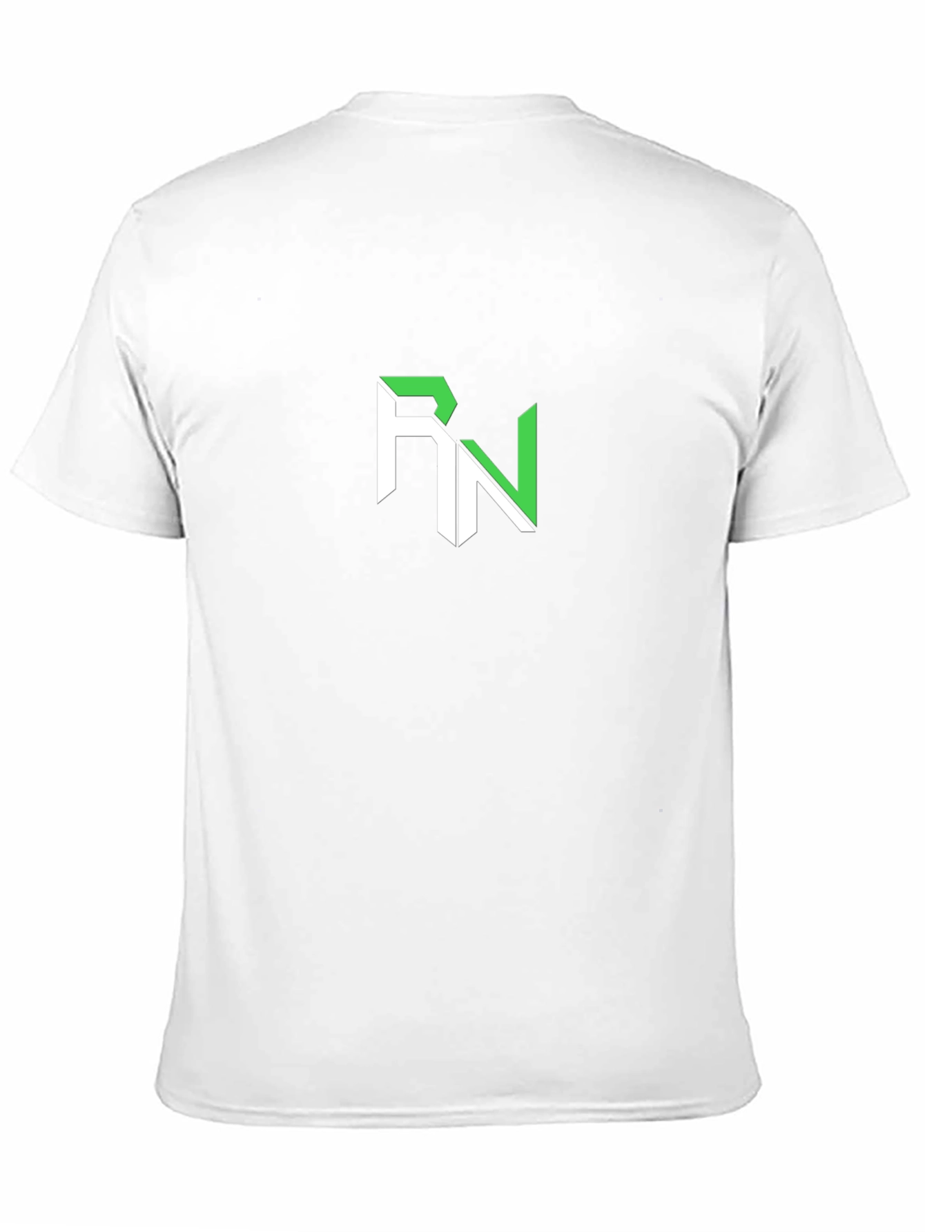 RN Logo Black T-Shirt - Modern Graphic Tee