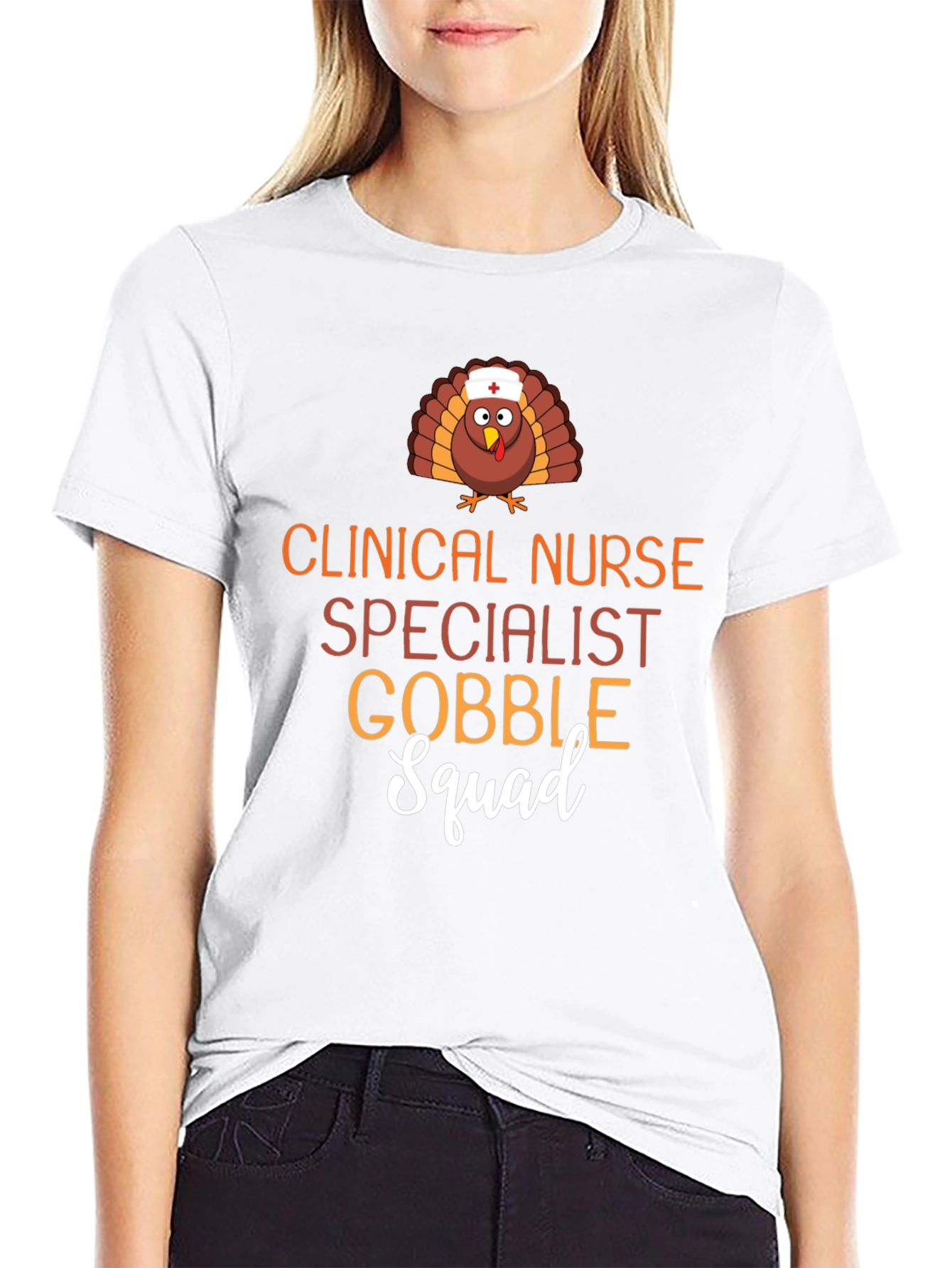 Clinical Nurse Specialist Gobble Squad Thanksgiving T-Shirt