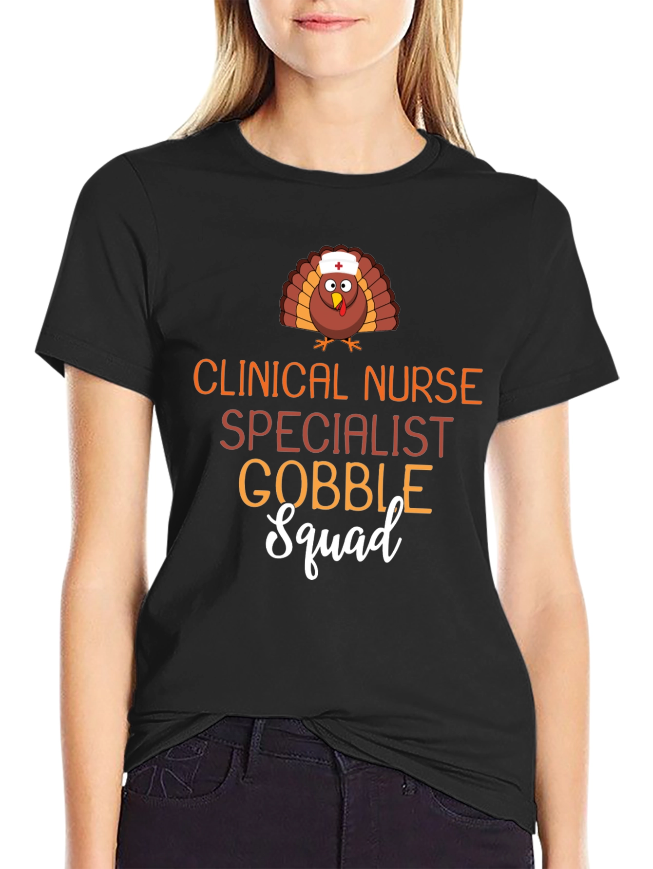 Clinical Nurse Specialist Gobble Squad Thanksgiving T-Shirt