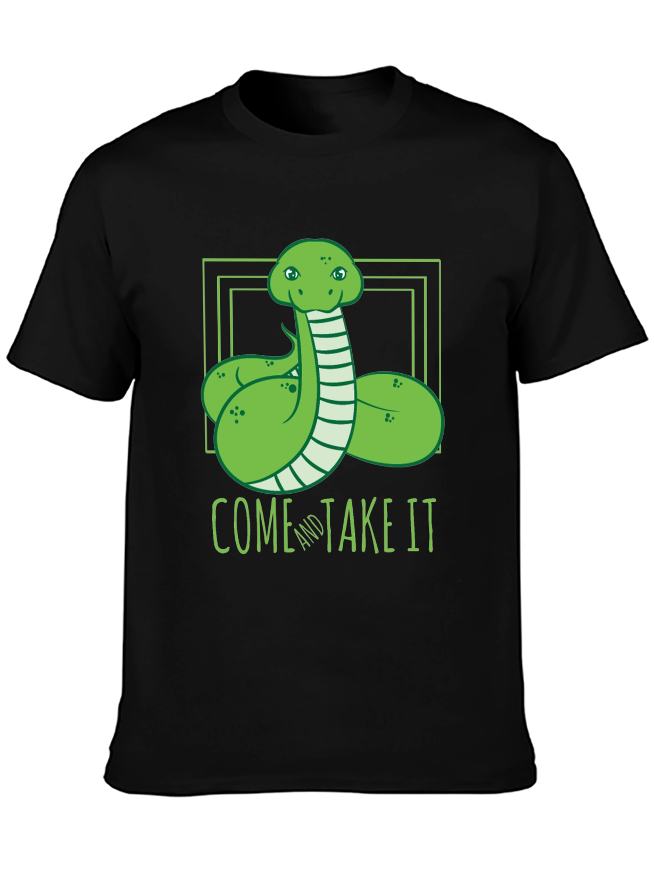 Come and Take It Snake Graphic T-Shirt