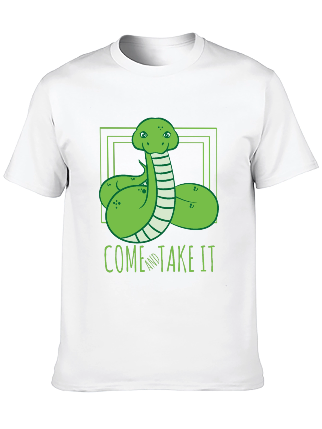 Come and Take It Snake Graphic T-Shirt
