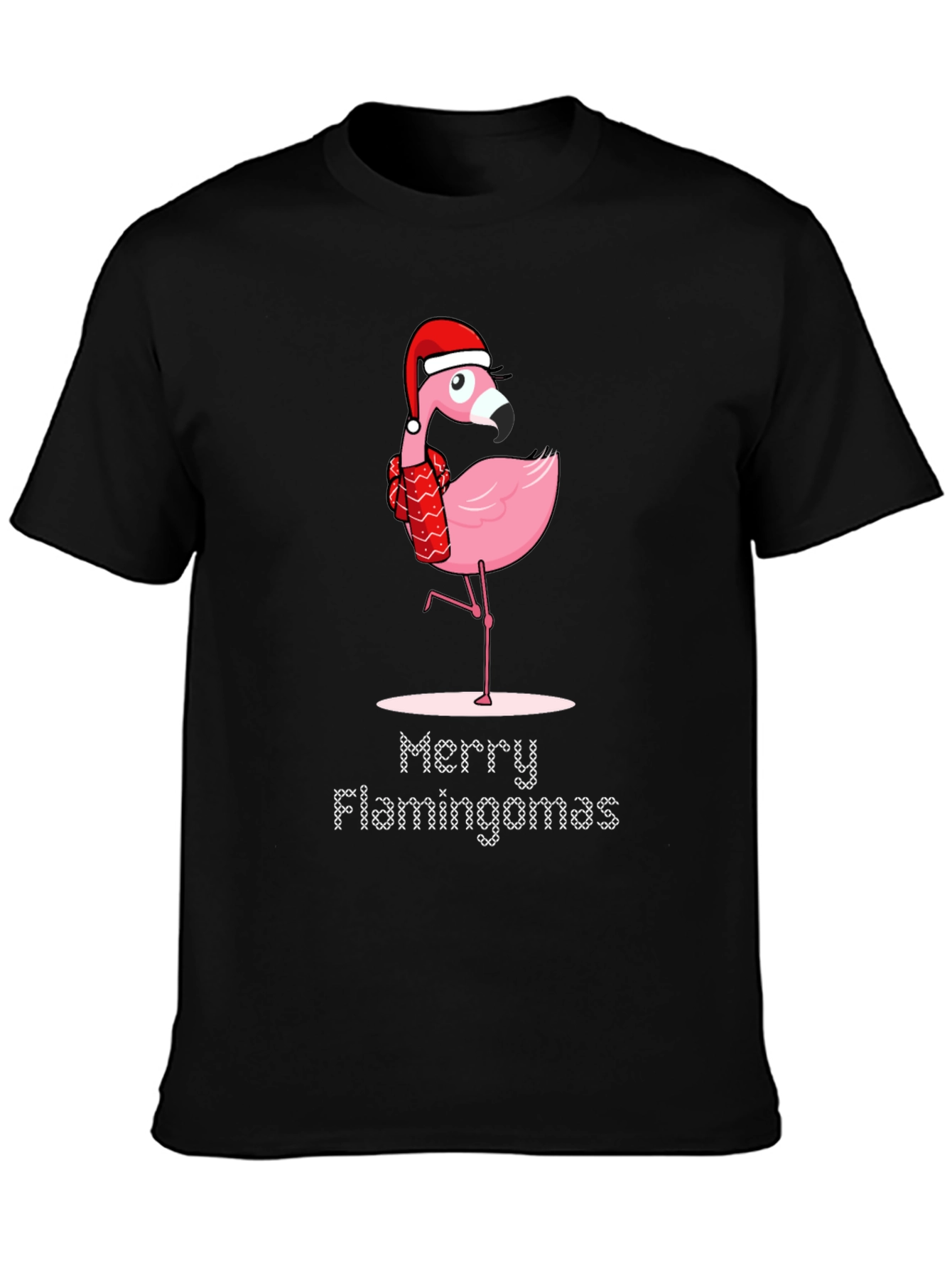 Merry Flamingomas Christmas T-Shirt