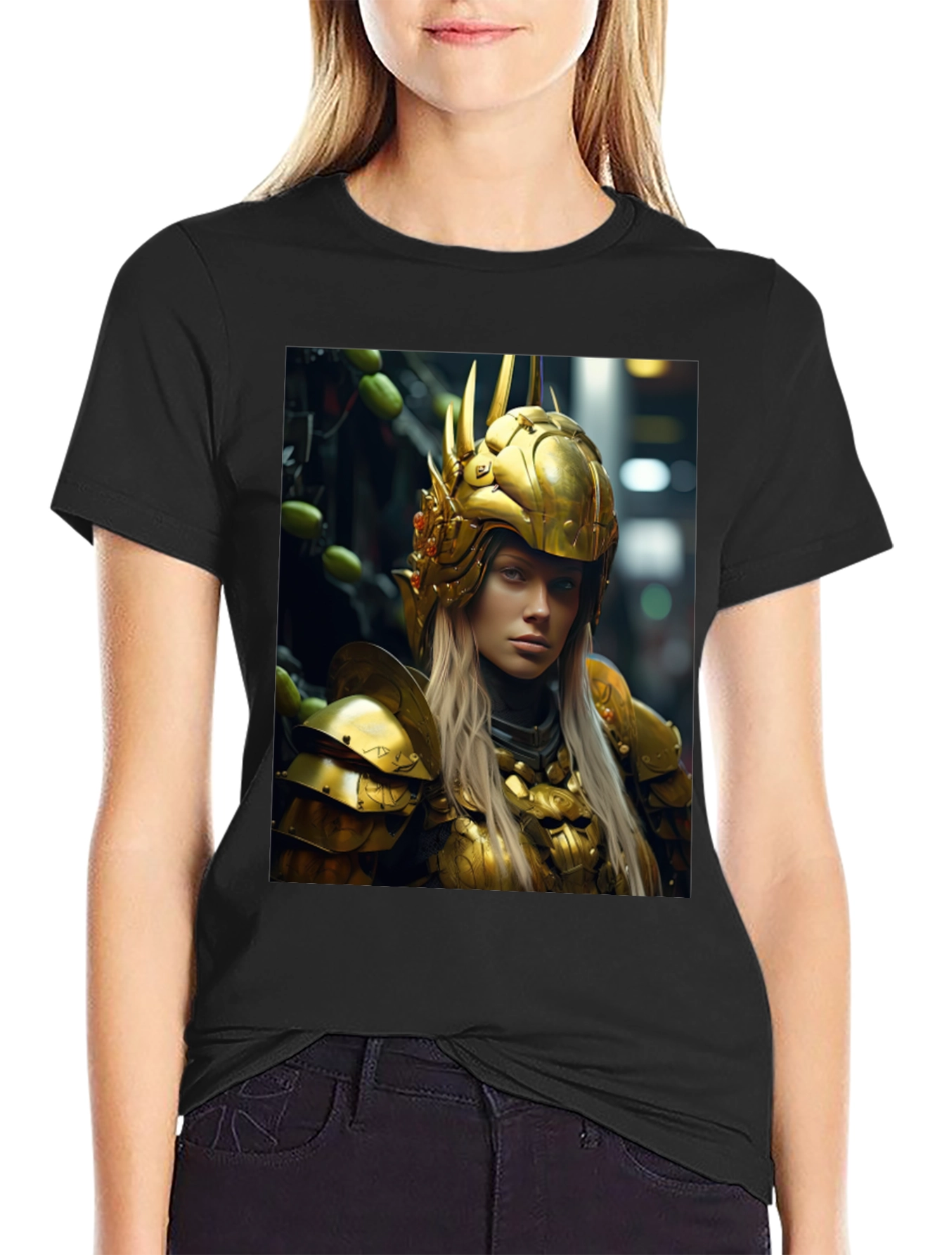 Golden Knight Woman Graphic T-Shirt