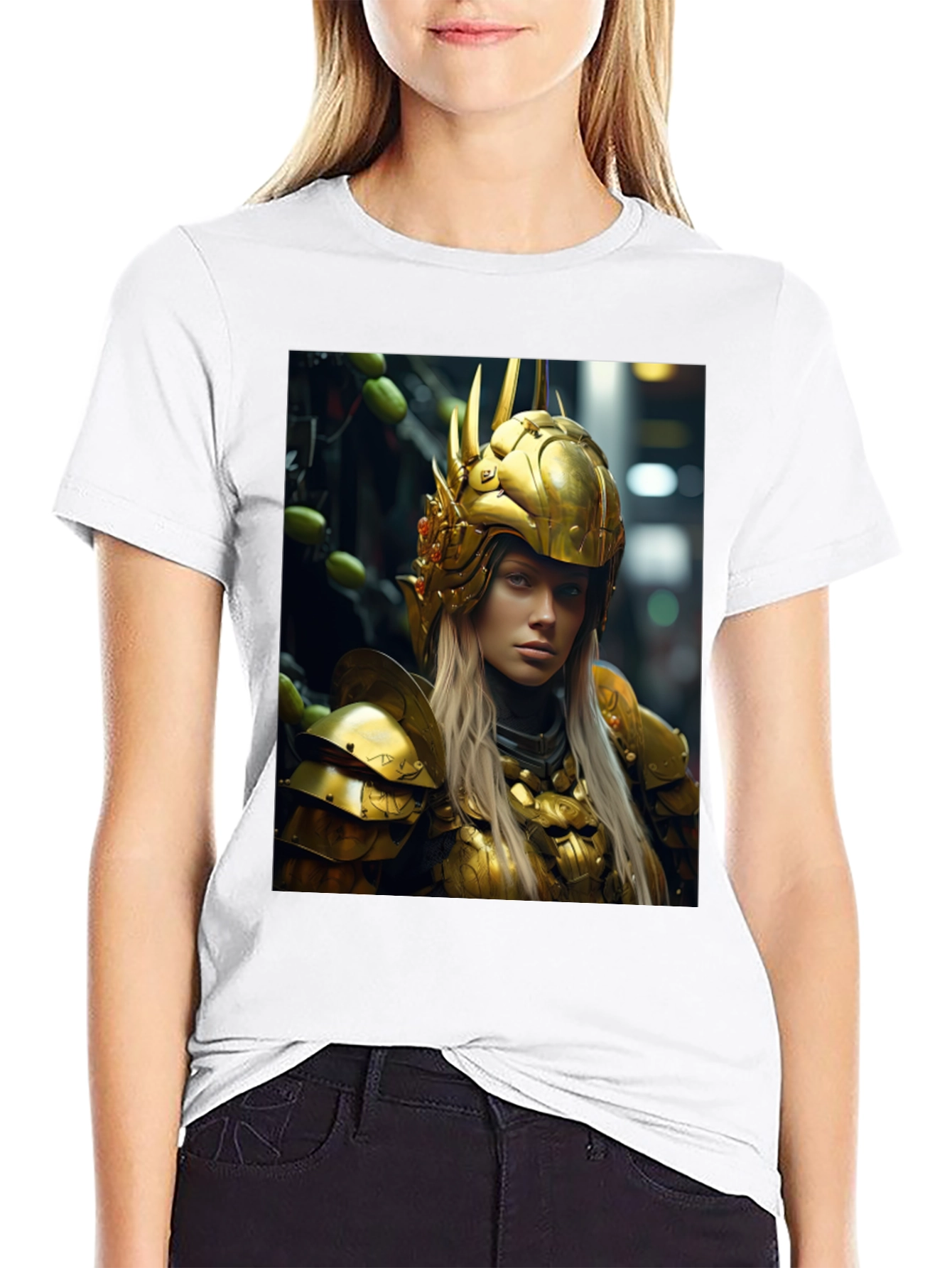 Golden Knight Woman Graphic T-Shirt