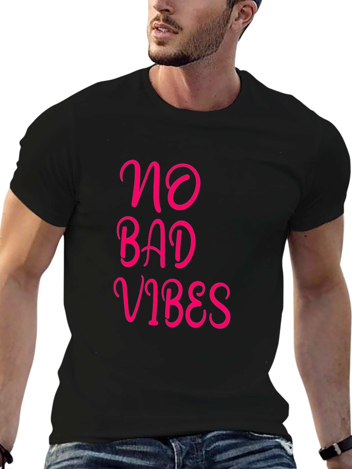 No Bad Vibes Graphic T-Shirt
