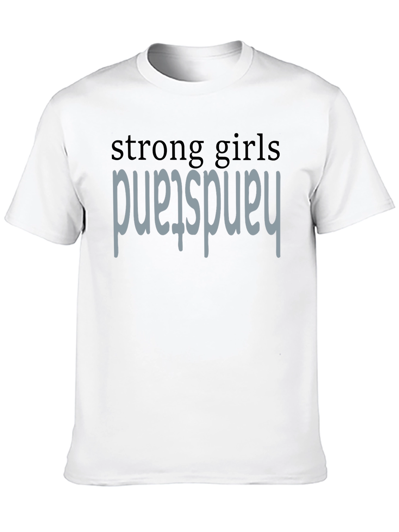 Strong Girls Handstand Graphic Tee - Black