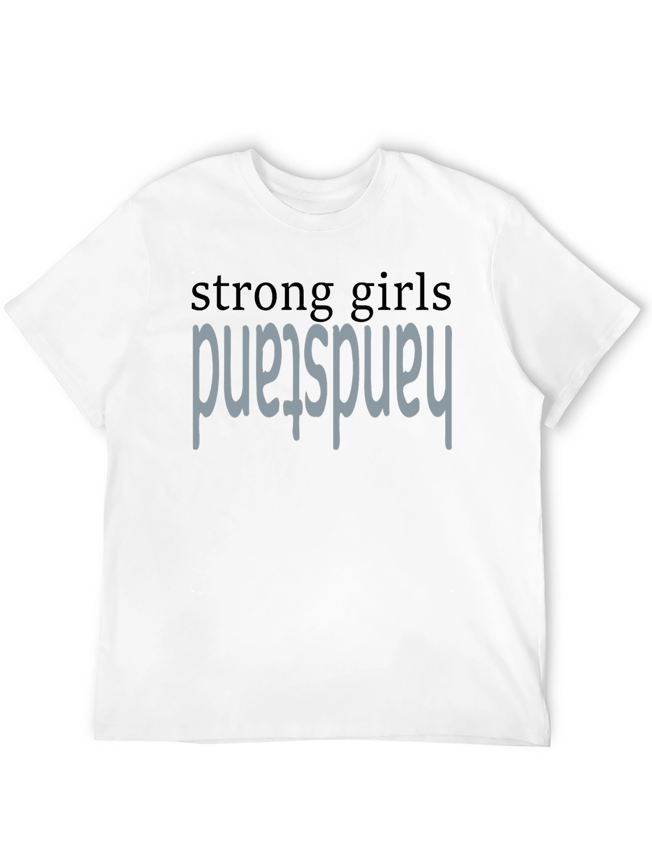 Strong Girls Handstand Graphic Tee - Black