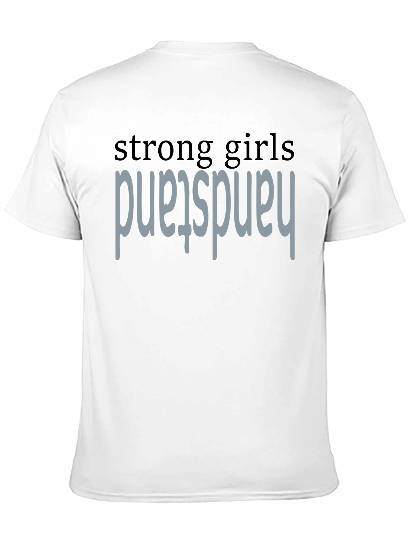Strong Girls Handstand Graphic Tee - Black