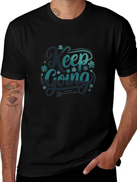 Keep Going Graphic Tee - Black