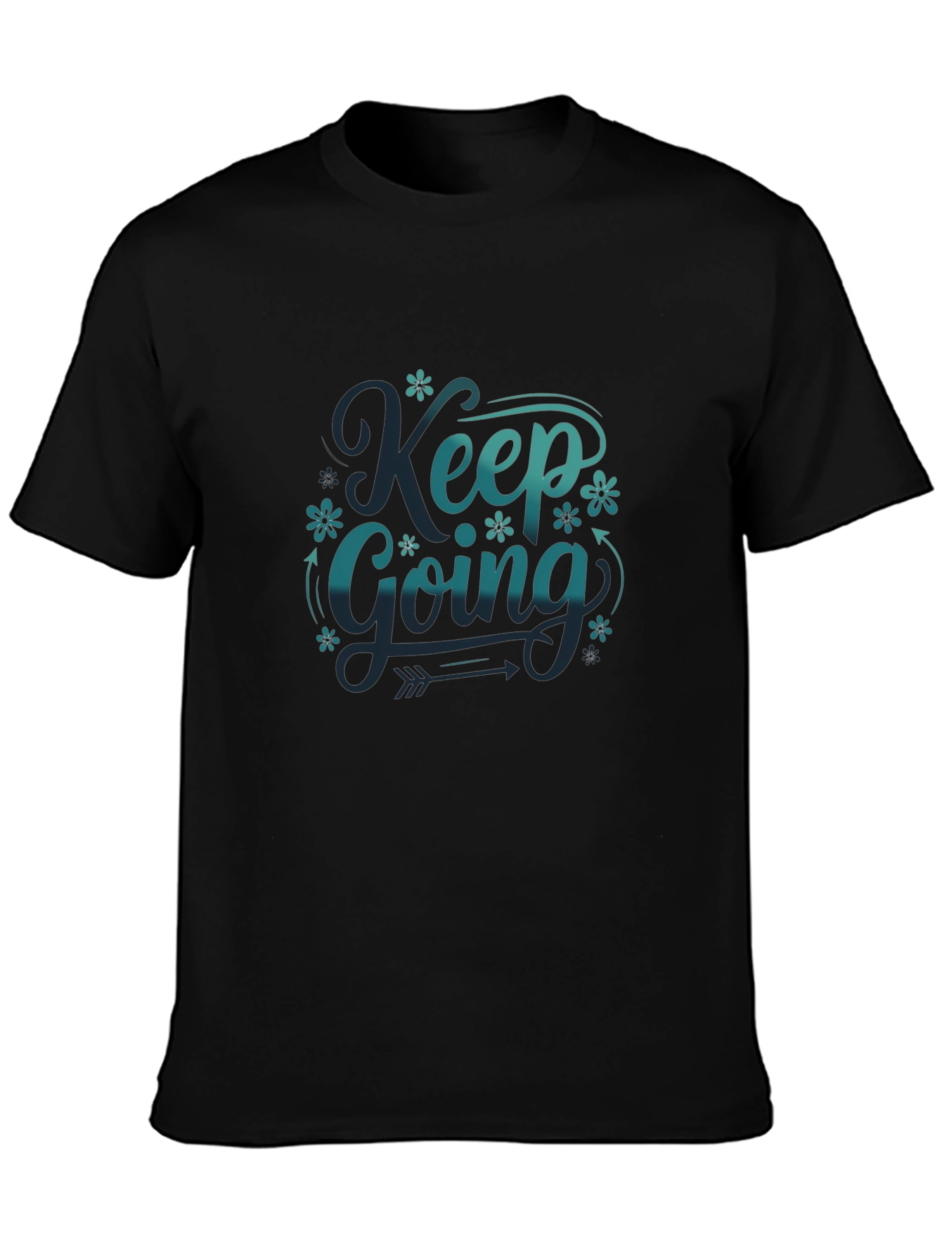 Keep Going Graphic Tee - Black