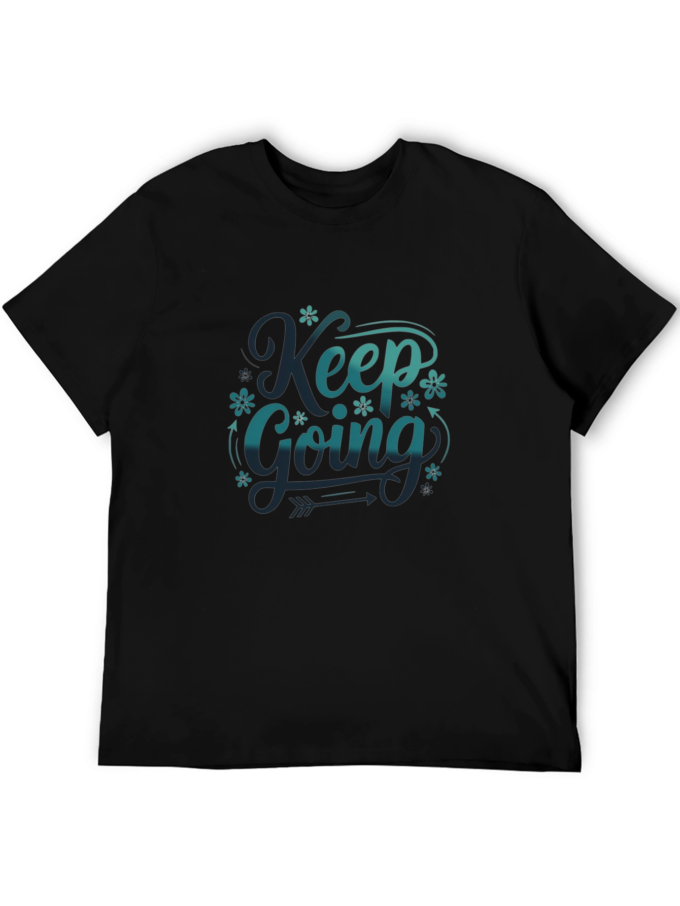 Keep Going Graphic Tee - Black