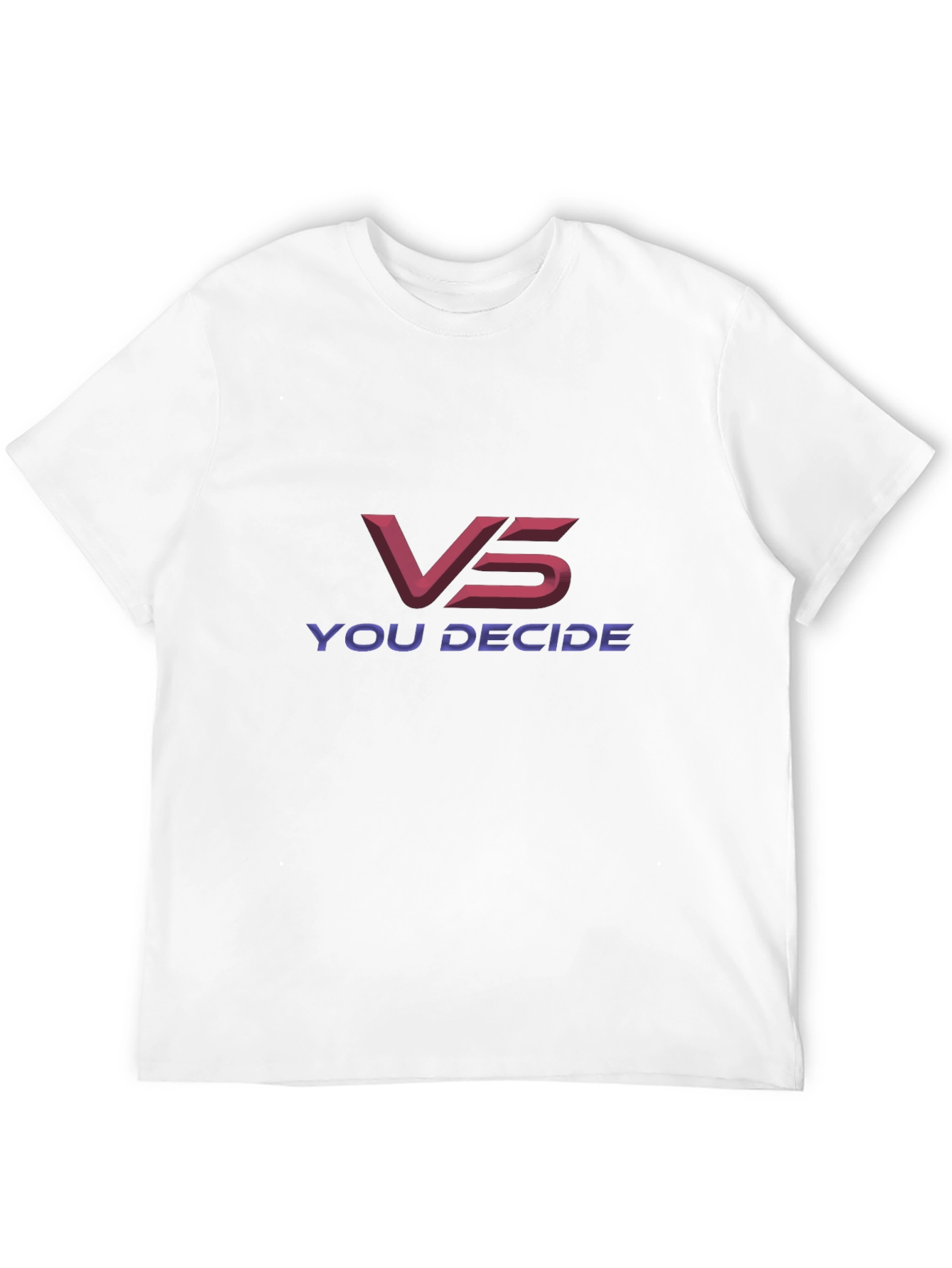 VS You Decide Black Graphic Tee
