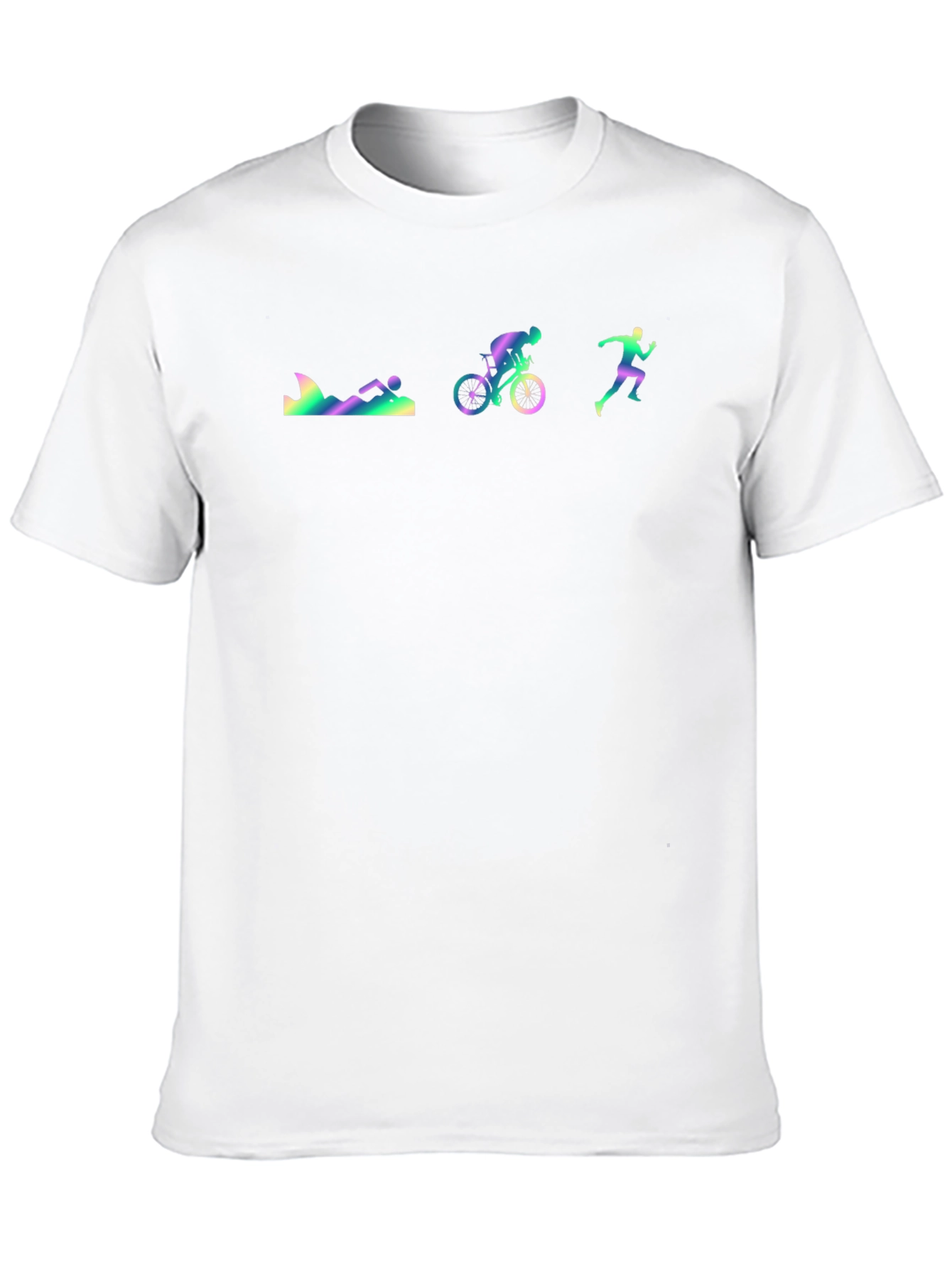 Triathlon Graphic Tee - Swim Bike Run