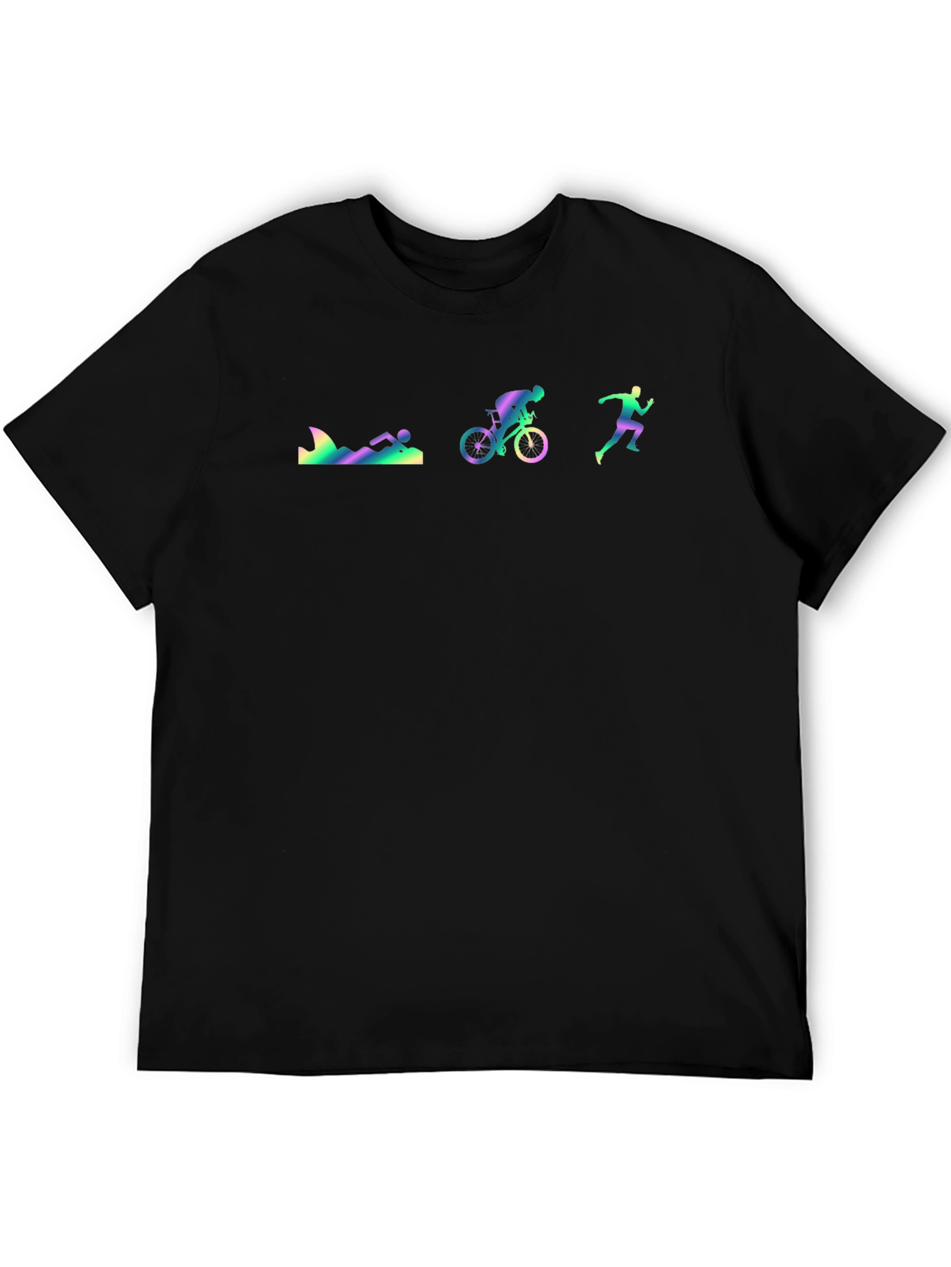 Triathlon Graphic Tee - Swim Bike Run