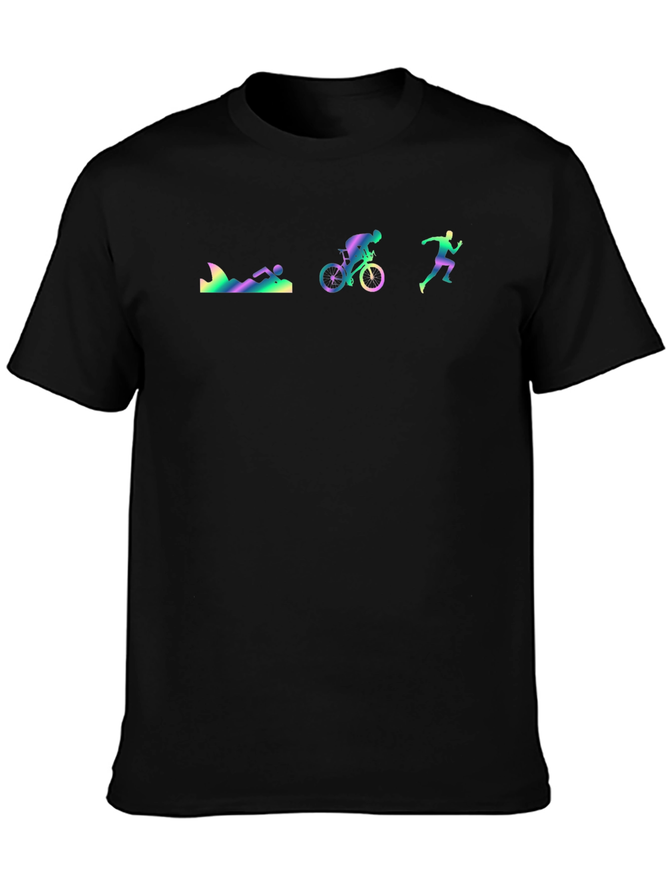 Triathlon Graphic Tee - Swim Bike Run