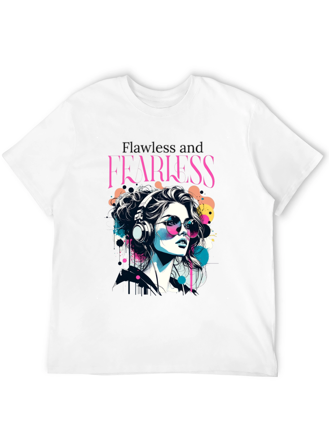 Flawless & Fearless Graphic Tee - Stylish Comfort