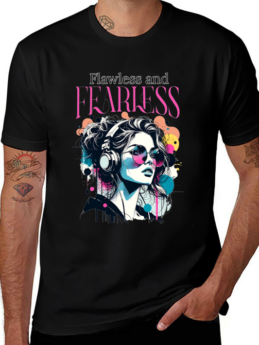 Flawless & Fearless Graphic Tee - Stylish Comfort
