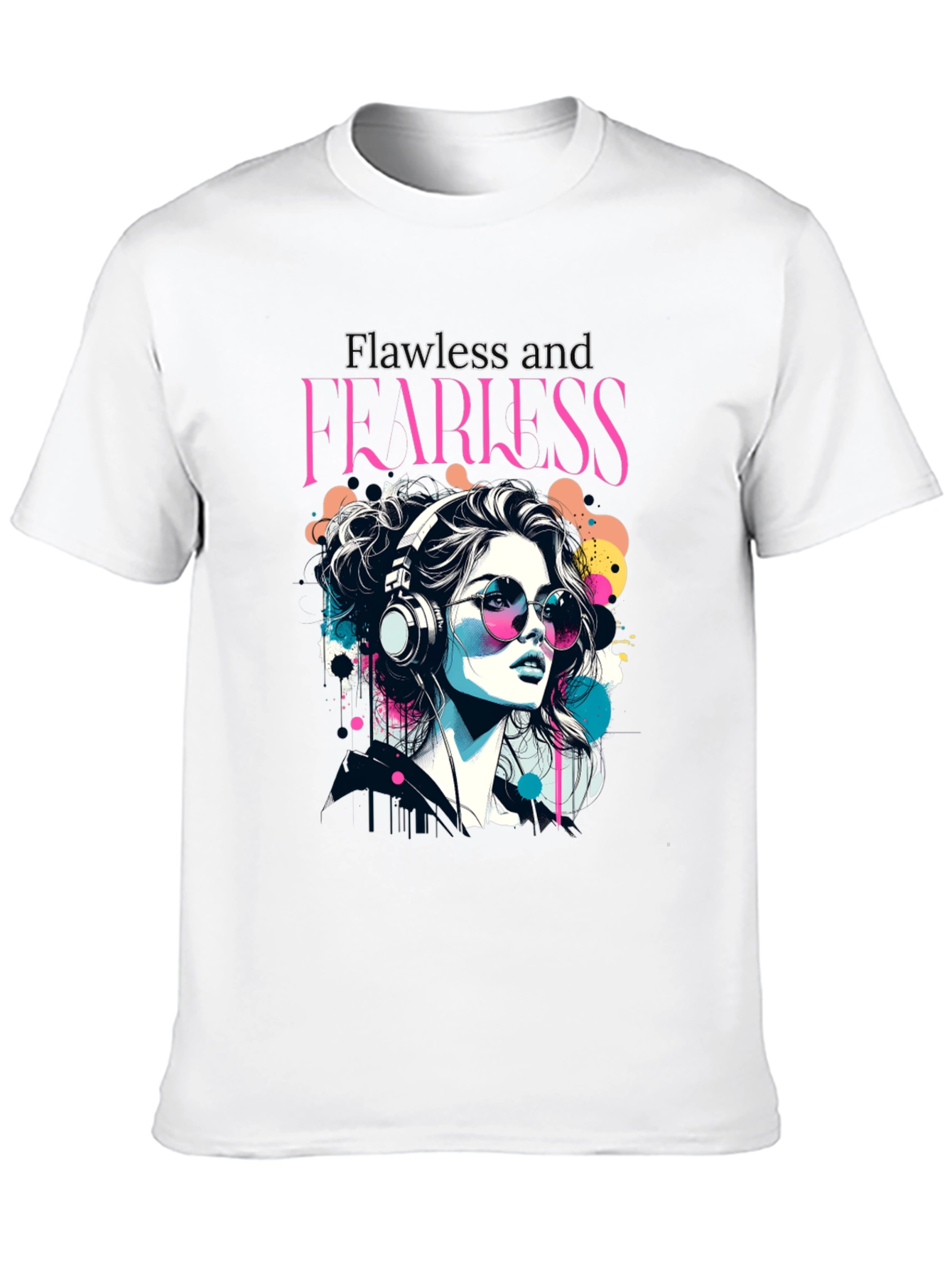 Flawless & Fearless Graphic Tee - Stylish Comfort