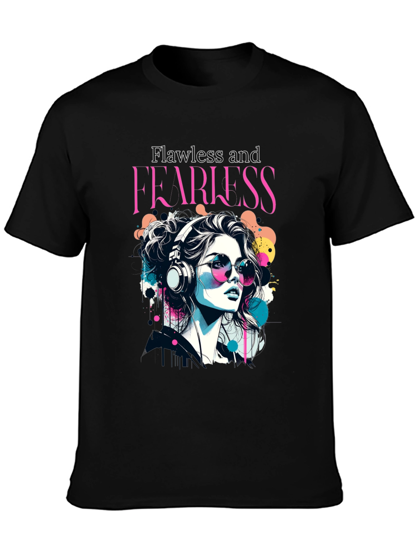 Flawless & Fearless Graphic Tee - Stylish Comfort