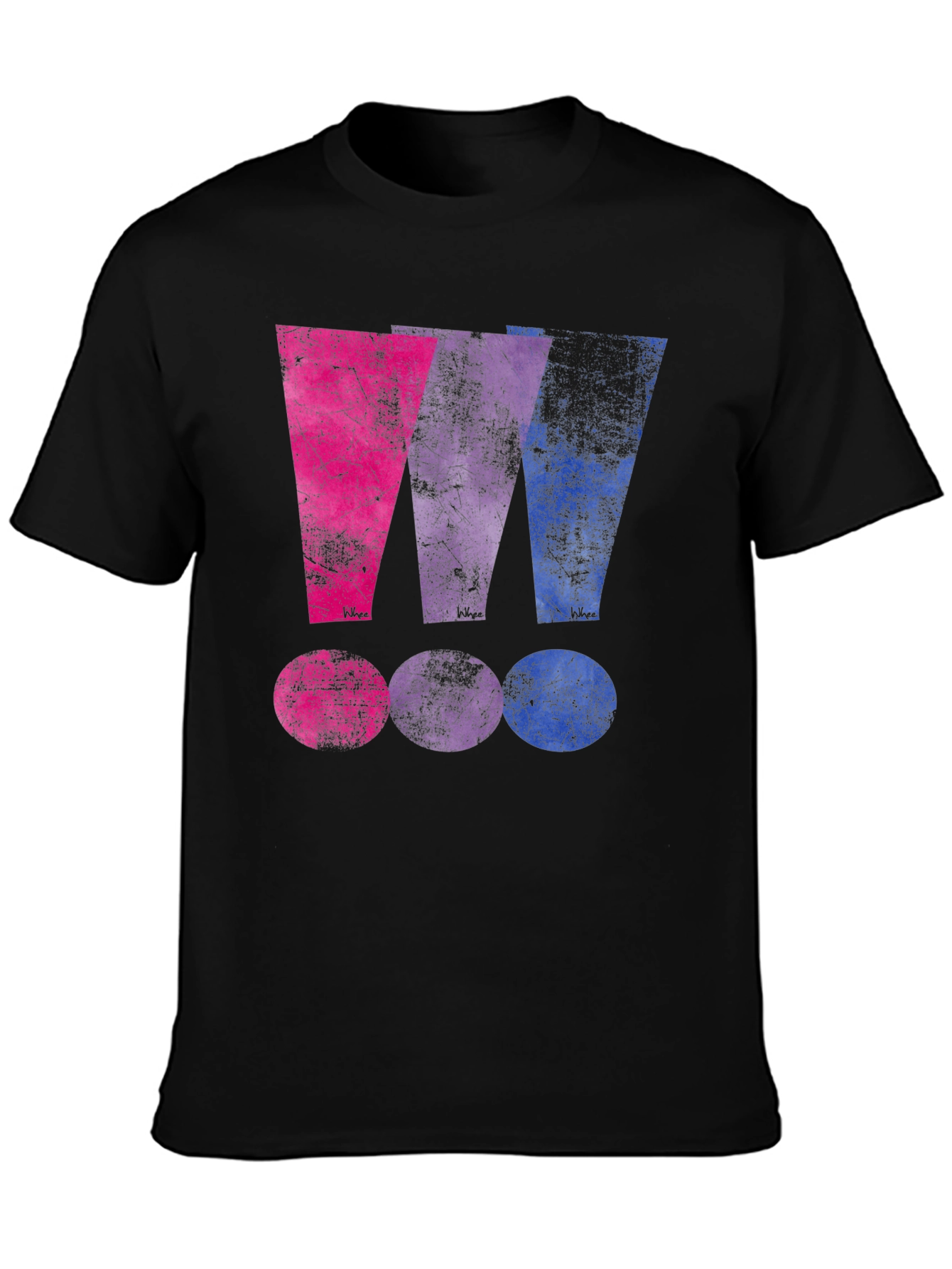 Bisexual Pride T-Shirt - Grunge Style