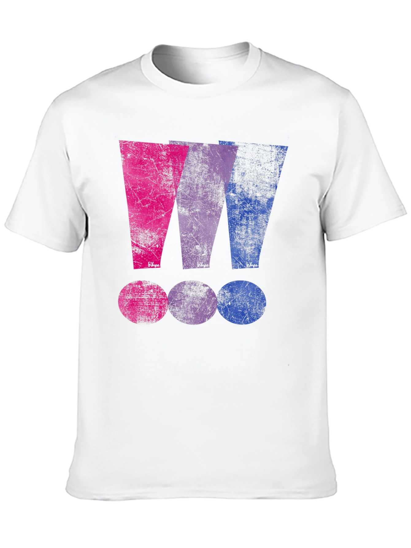 Bisexual Pride T-Shirt - Grunge Style