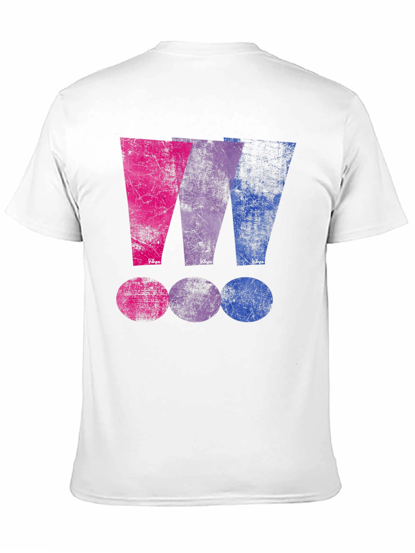 Bisexual Pride T-Shirt - Grunge Style