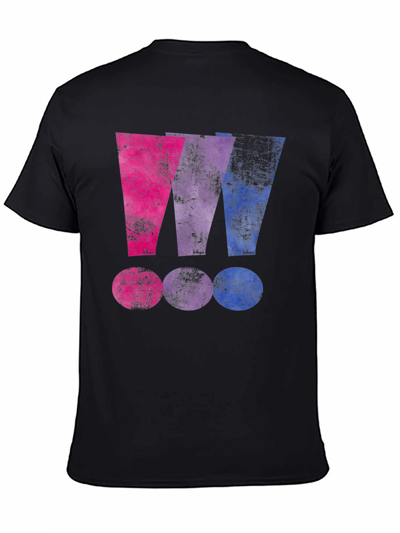 Bisexual Pride T-Shirt - Grunge Style