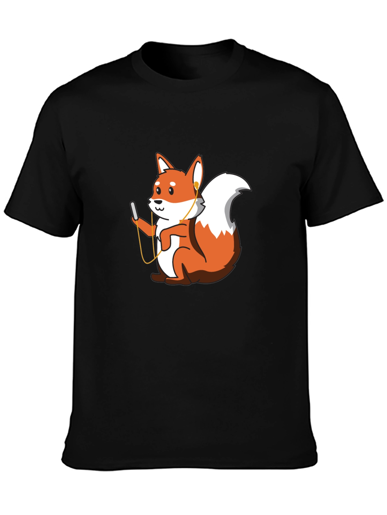 Fox Music Lover Graphic T-Shirt