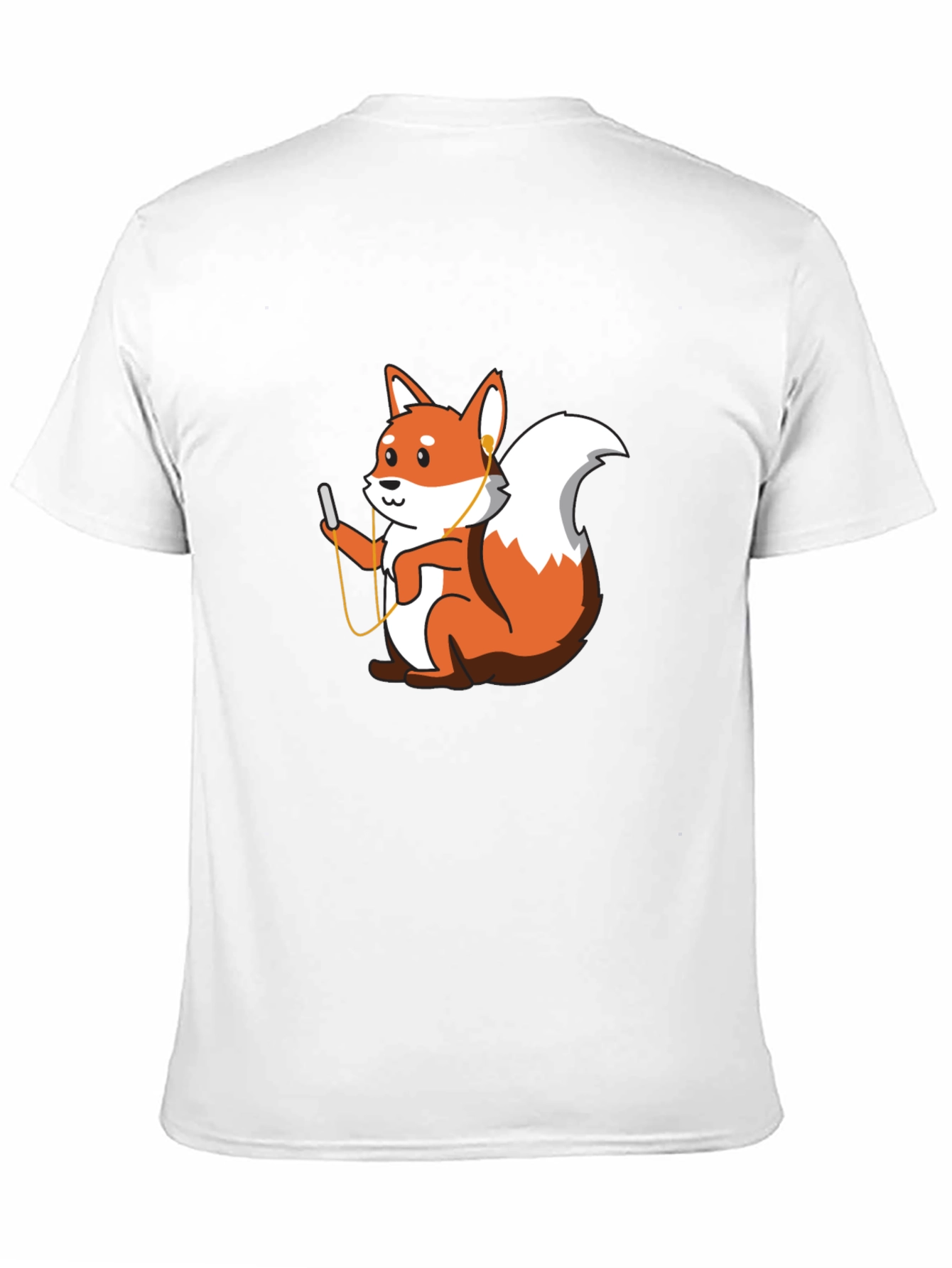 Fox Music Lover Graphic T-Shirt