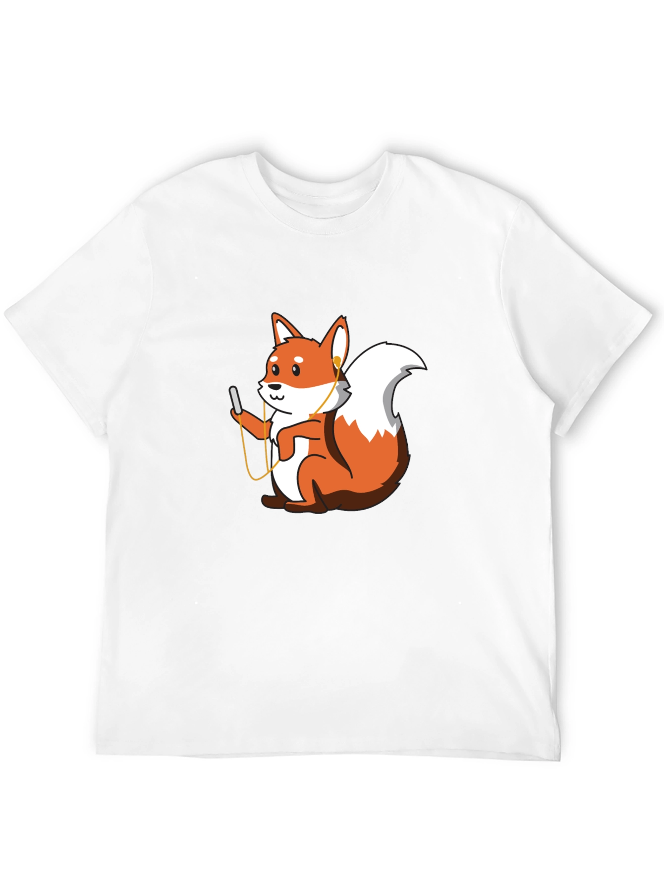 Fox Music Lover Graphic T-Shirt