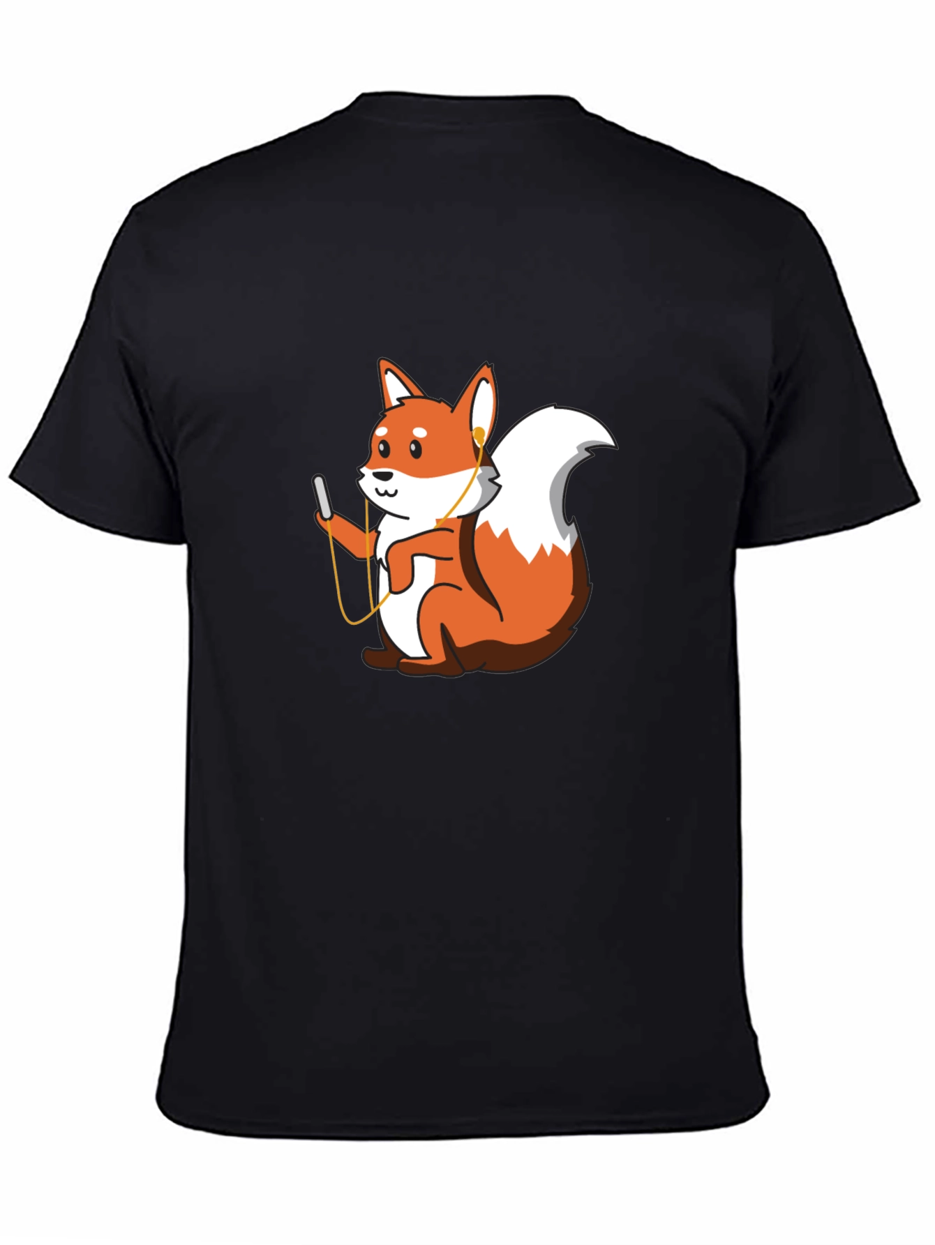 Fox Music Lover Graphic T-Shirt