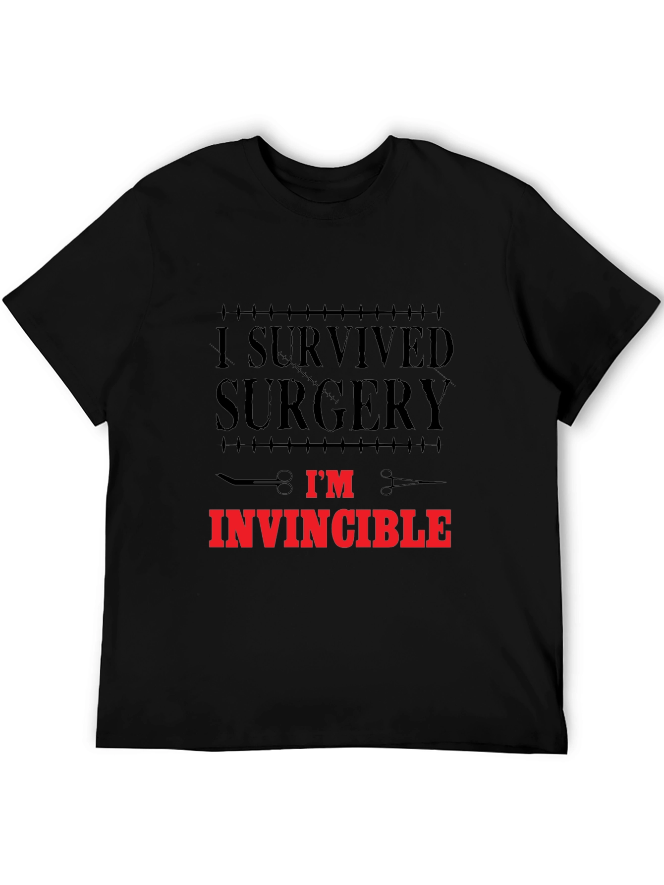I Survived Surgery T-Shirt - Invincible Graphic Tee