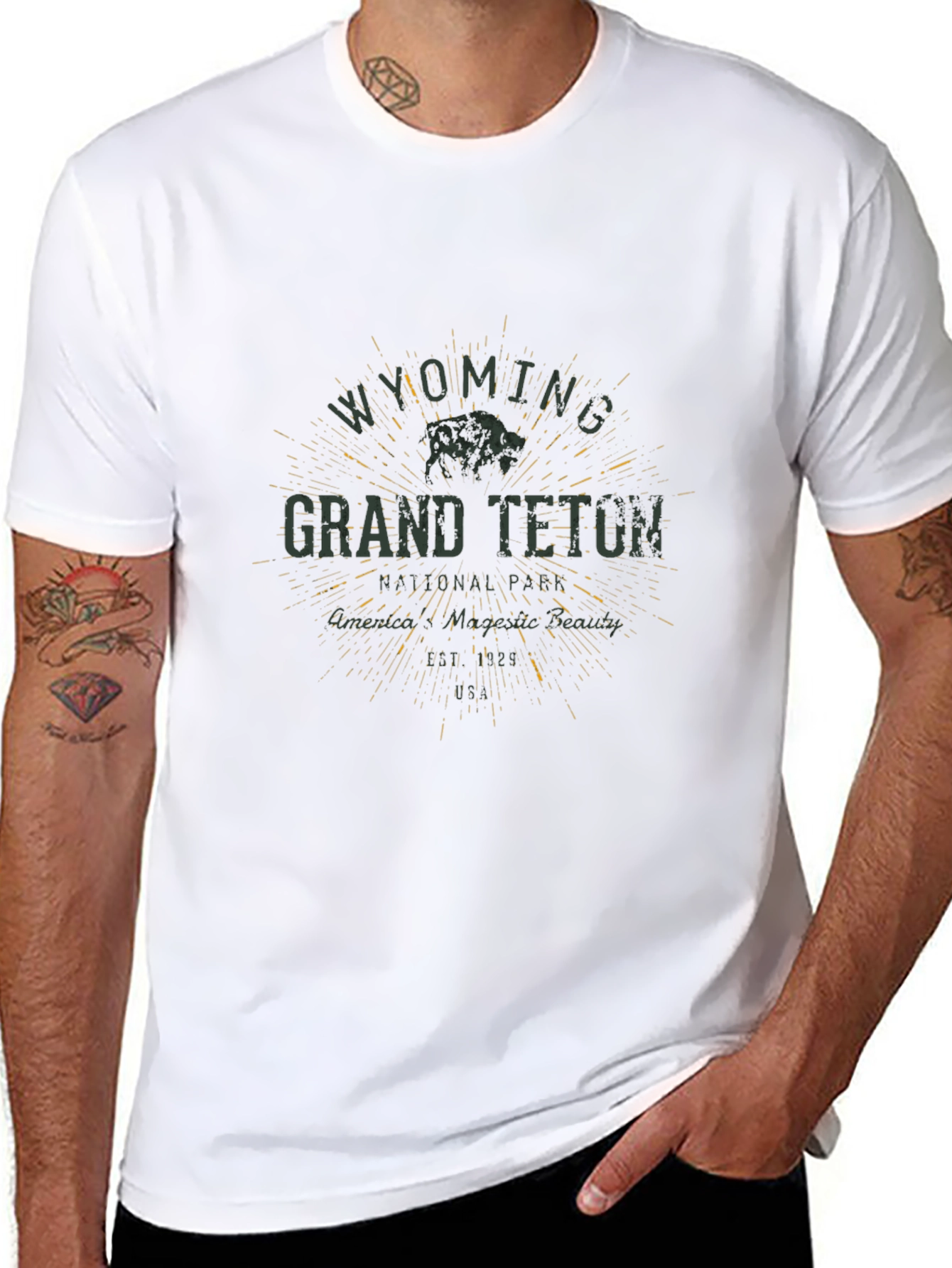 Grand Teton Wyoming Graphic Tee