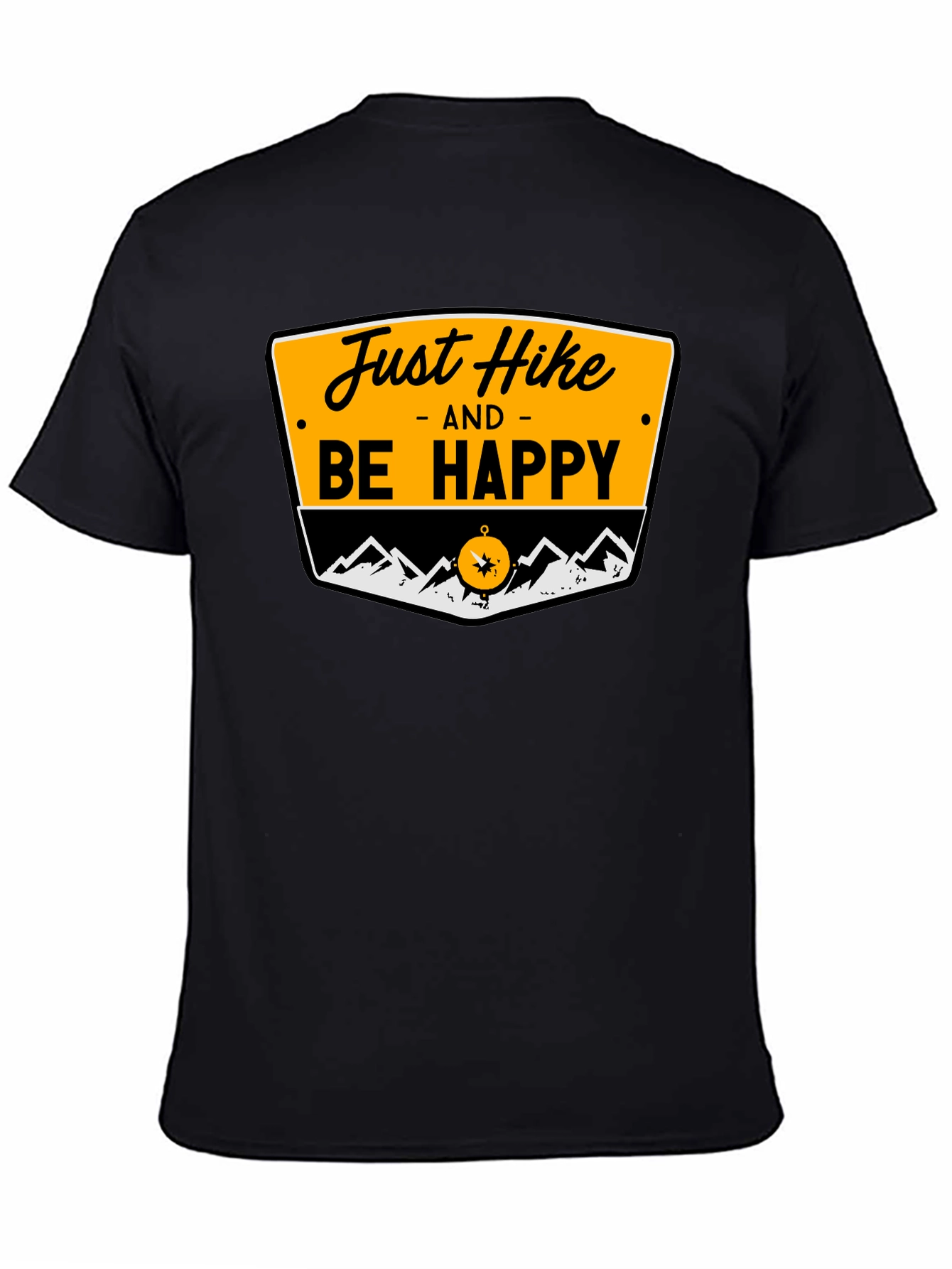 Just Hike and Be Happy Graphic T-Shirt