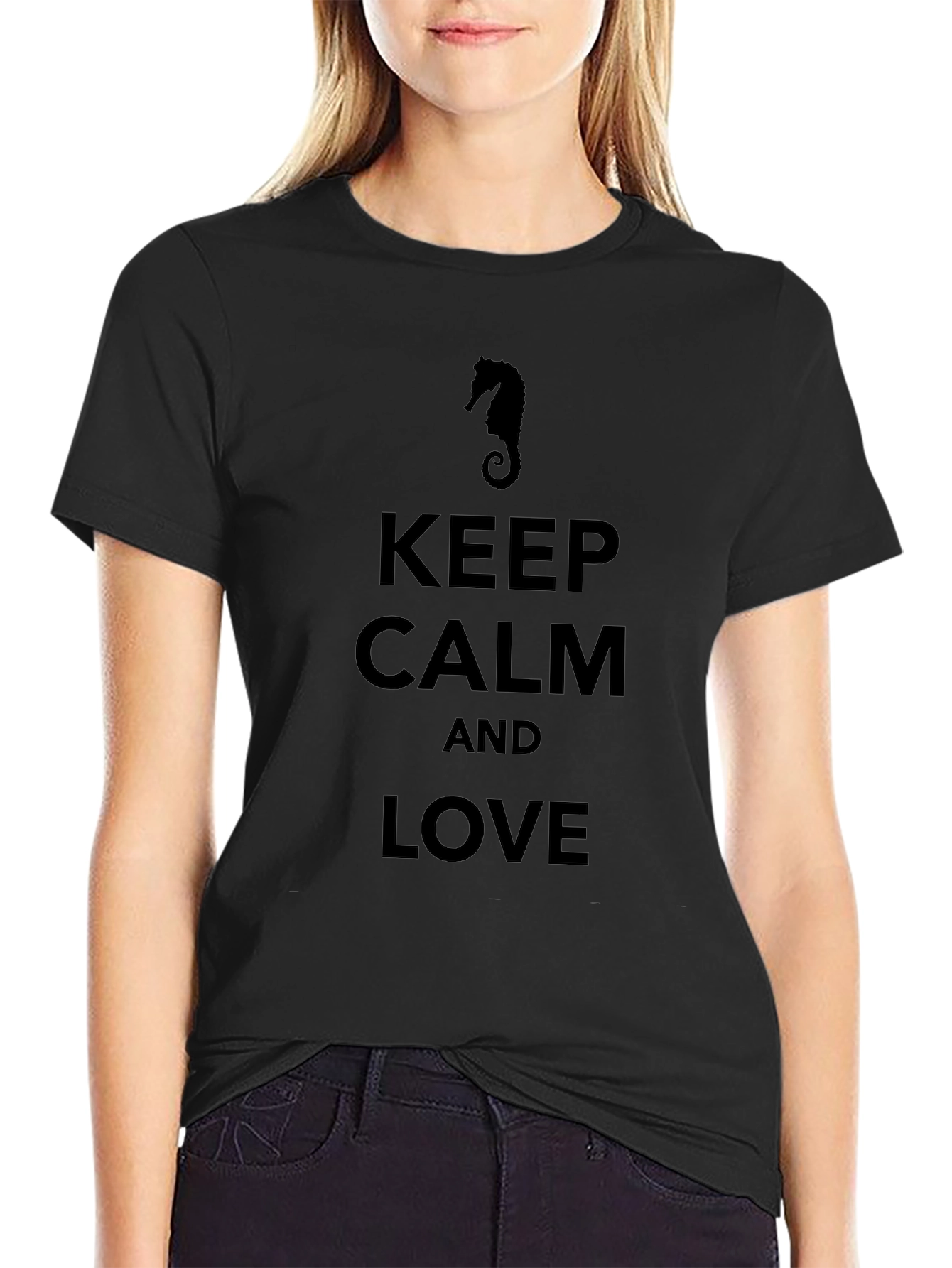 Keep Calm and Love Seahorse T-Shirt