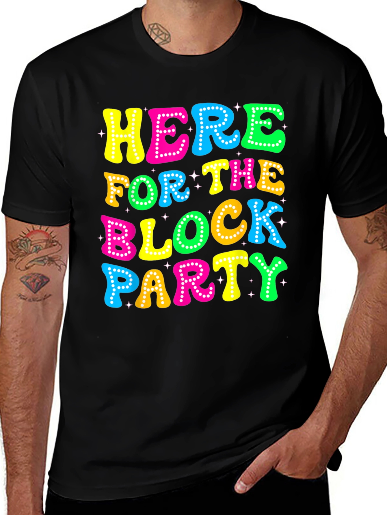 Here for the Block Party Graphic Tee