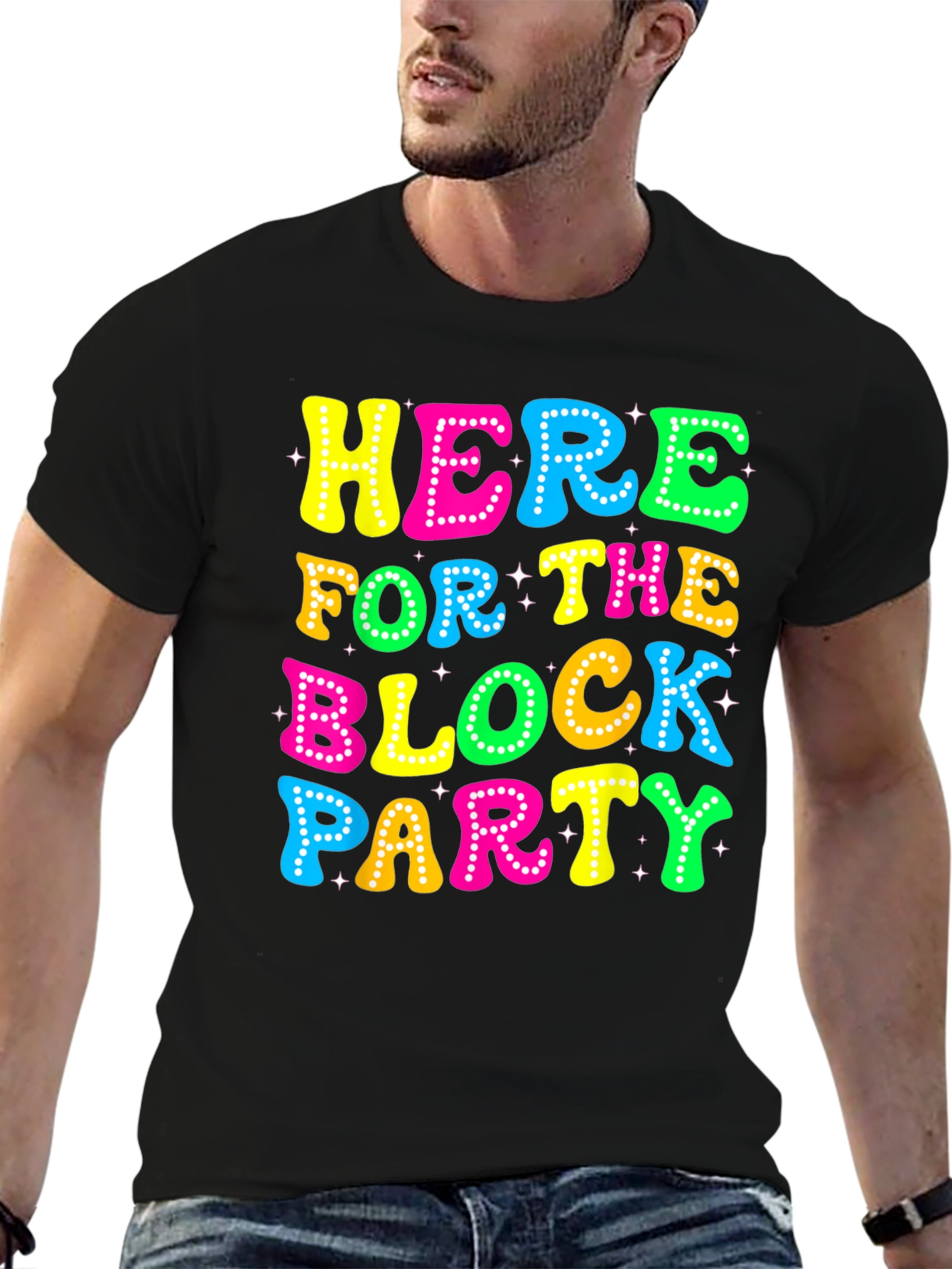 Here for the Block Party Graphic Tee