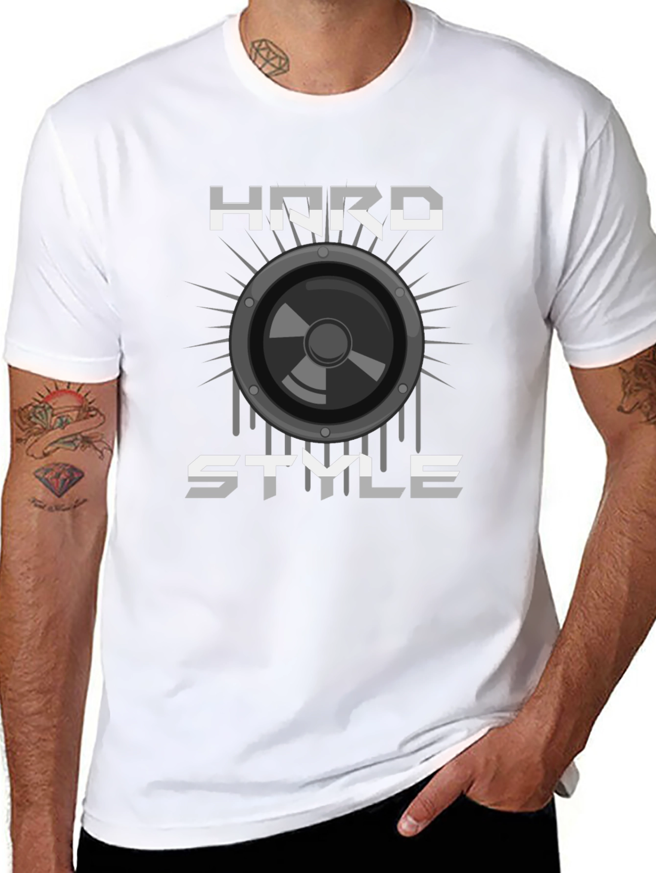 Hard Style Graphic Tee - Music Inspired Design