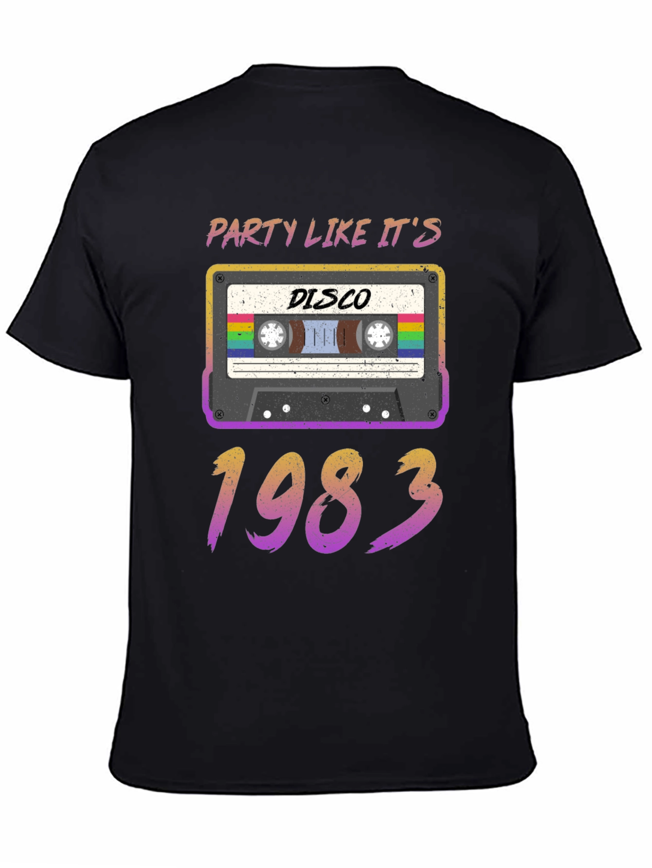 Disco 1983 Cassette Tape Graphic T-Shirt